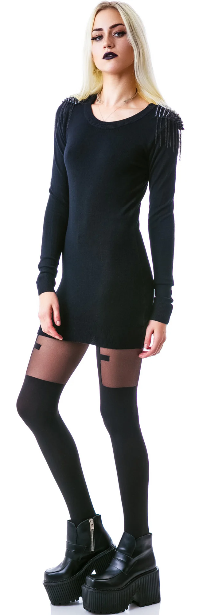 I Mean Business Shoulder Pad Dress - Image 5