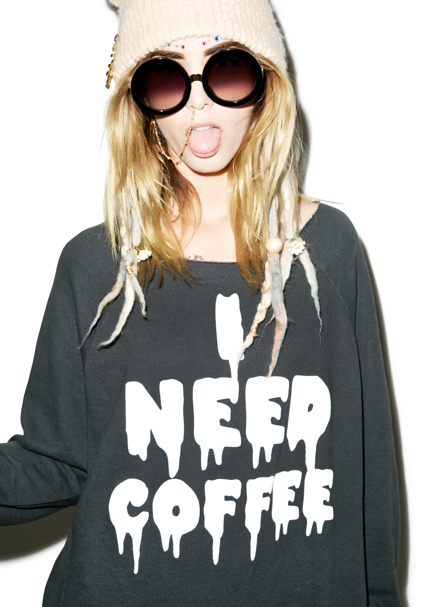 I Need Coffee Morning Sweatshirt - Image 2