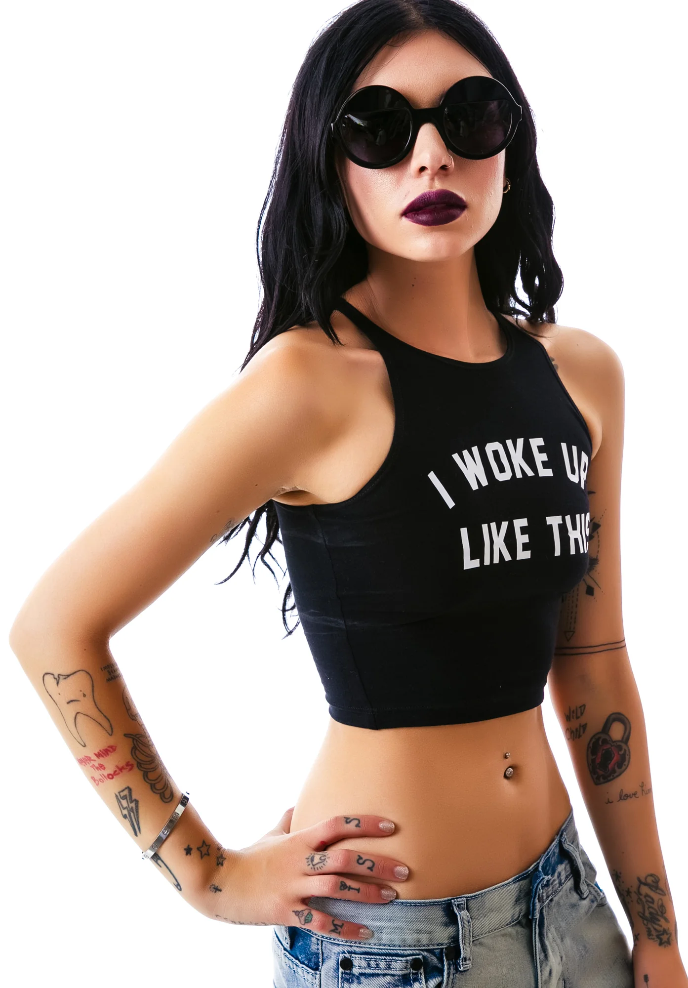 I Woke Up Like This Crop Top - Image 2