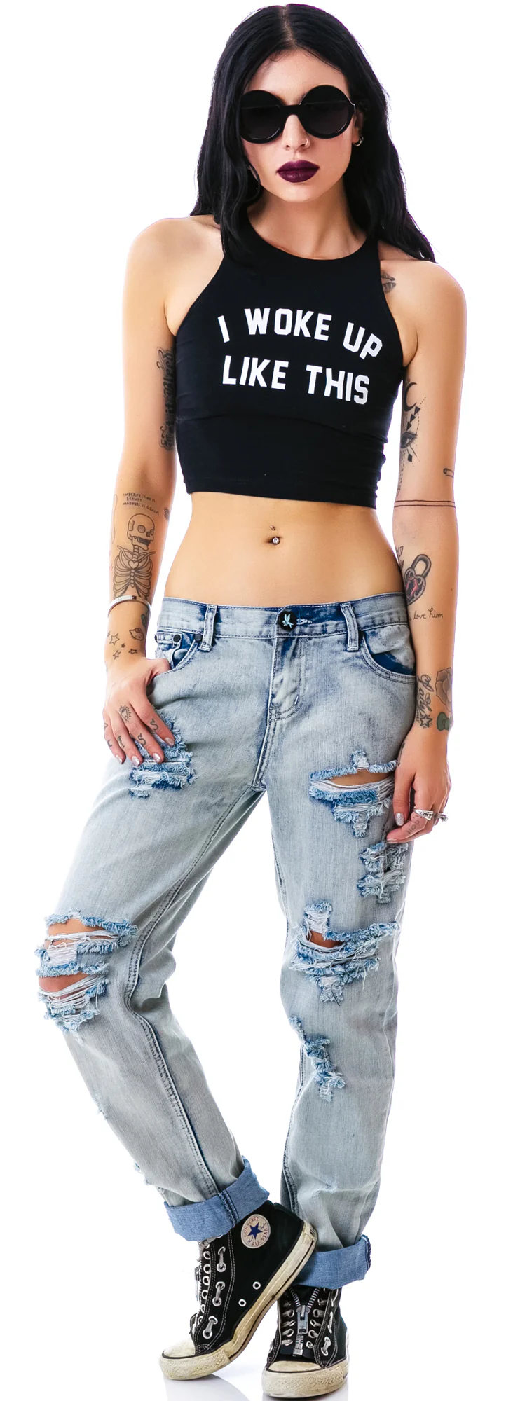 I Woke Up Like This Crop Top - Image 4