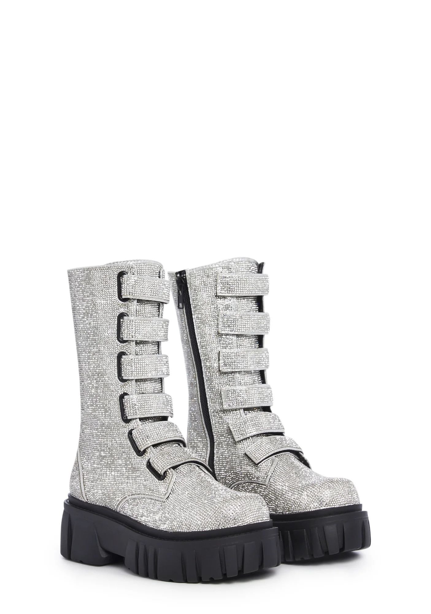 Ice Breaker Combat Boots- Silver - Image 3