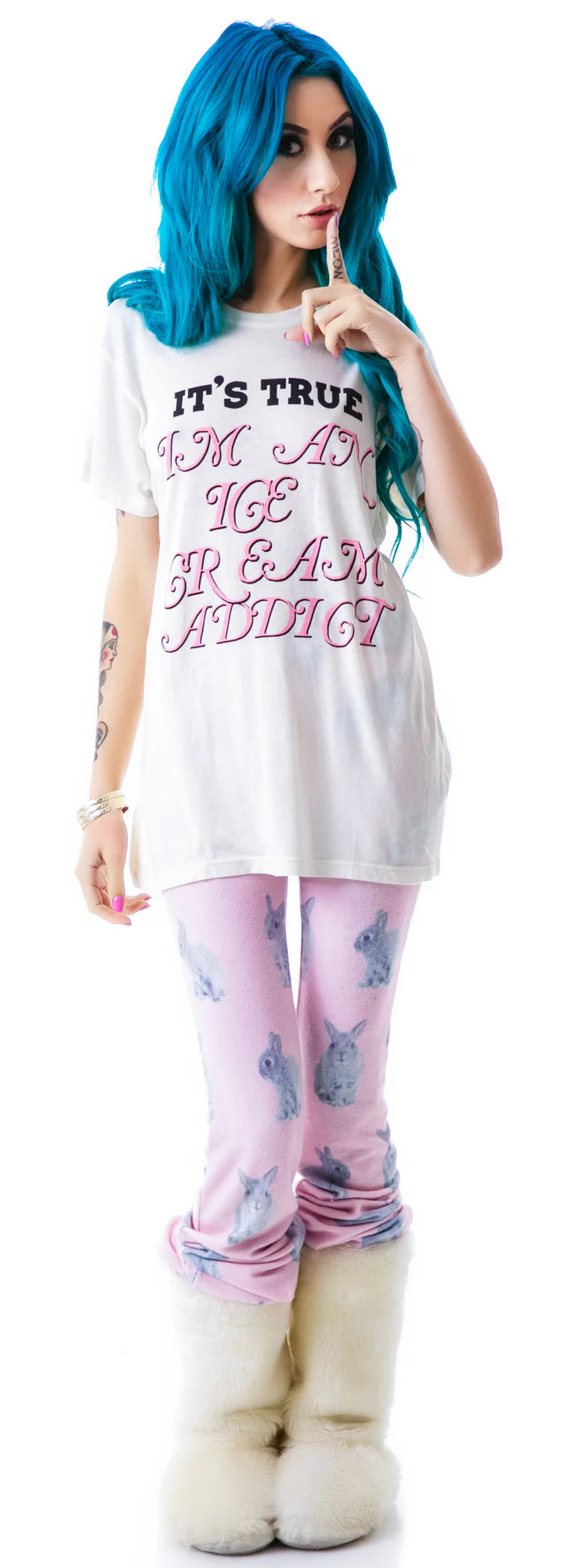 Ice Cream Addict Oversize Tee - Image 3