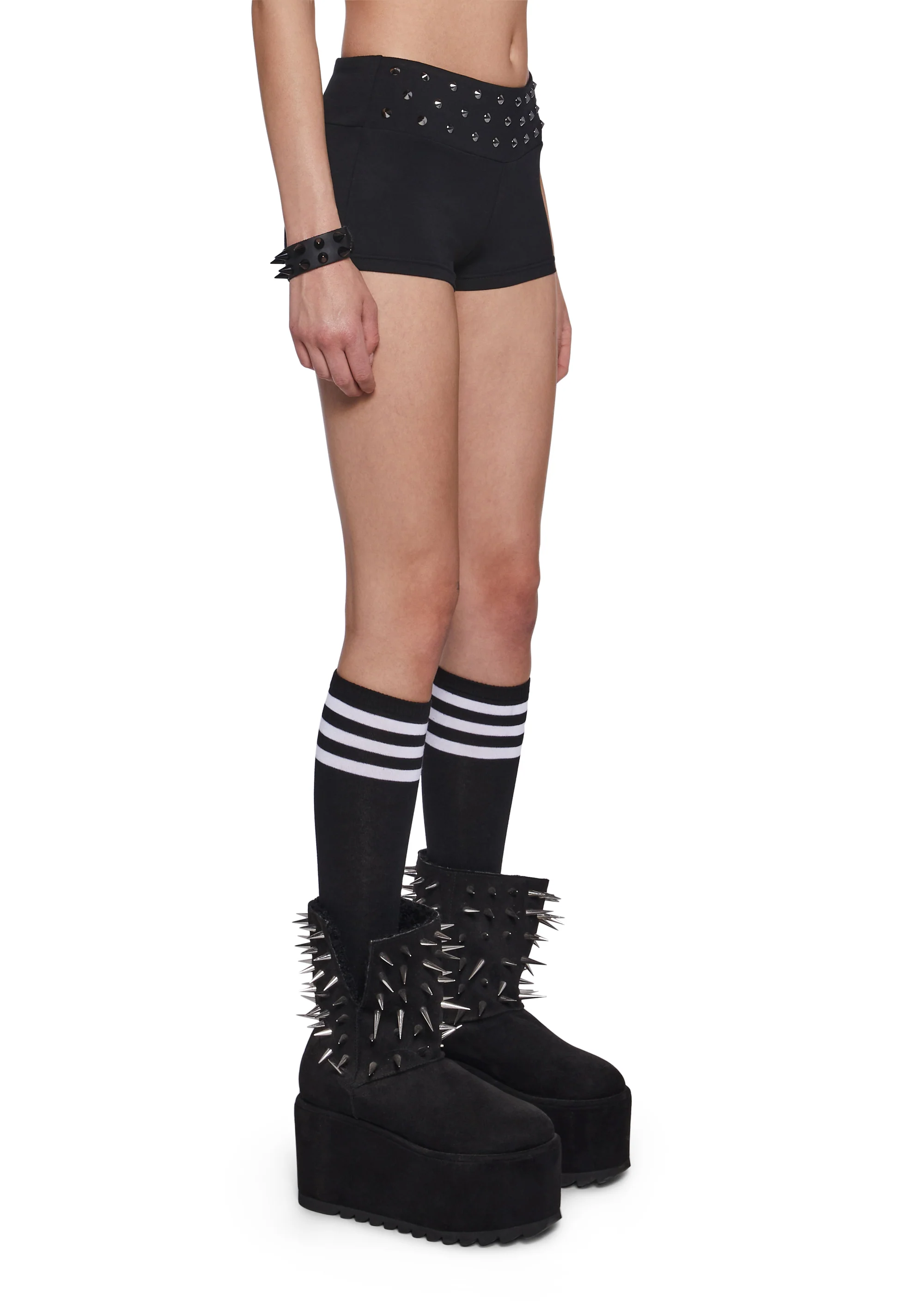 Iconic Studded Booty Shorts - Image 3
