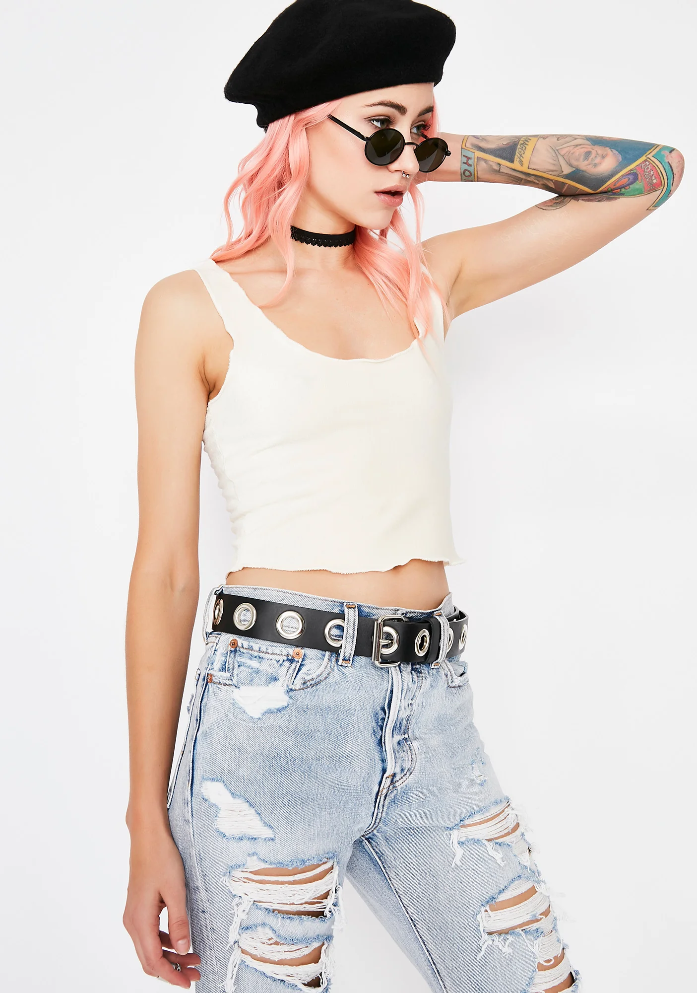 Icy No Love Tank Top - Image 2