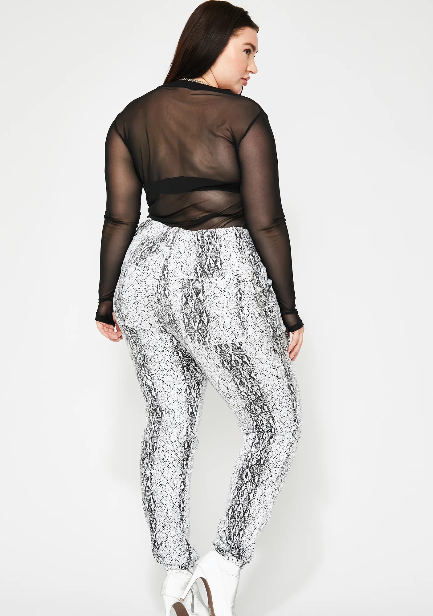 Icy Slayin' Mamba Mami Snakeskin Pants - Image 4