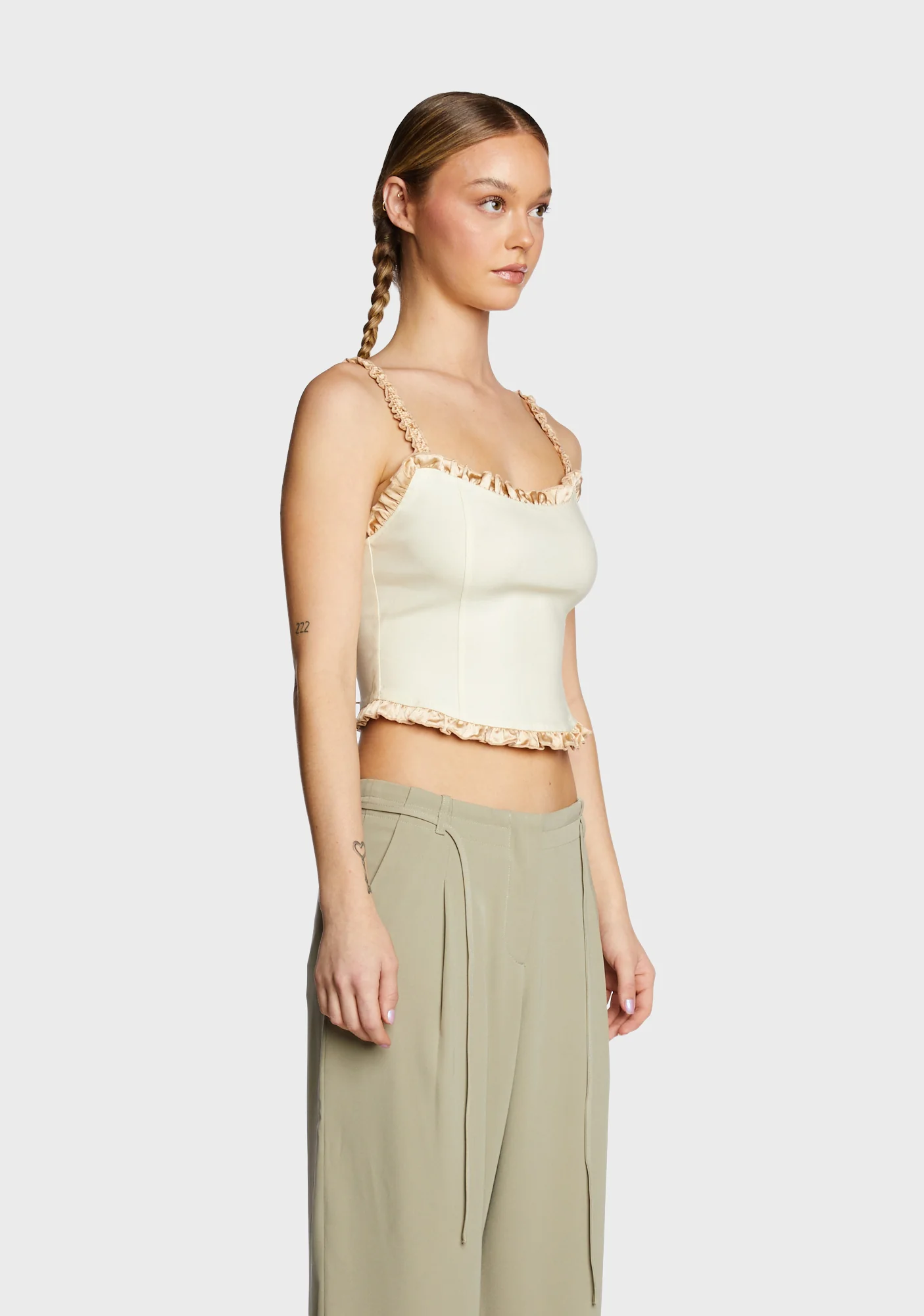 Idalia Corset Top - Cream - Image 4