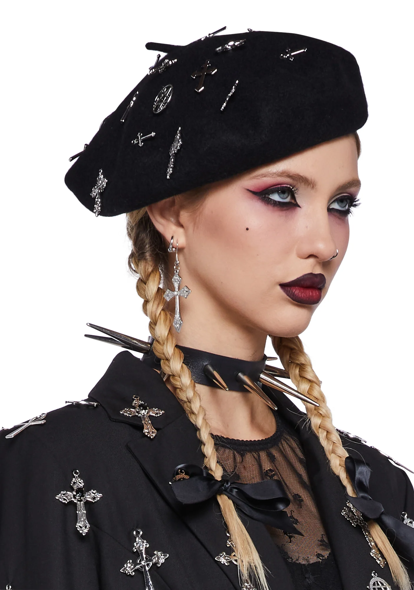 Idol Worship Wool Beret - Image 3