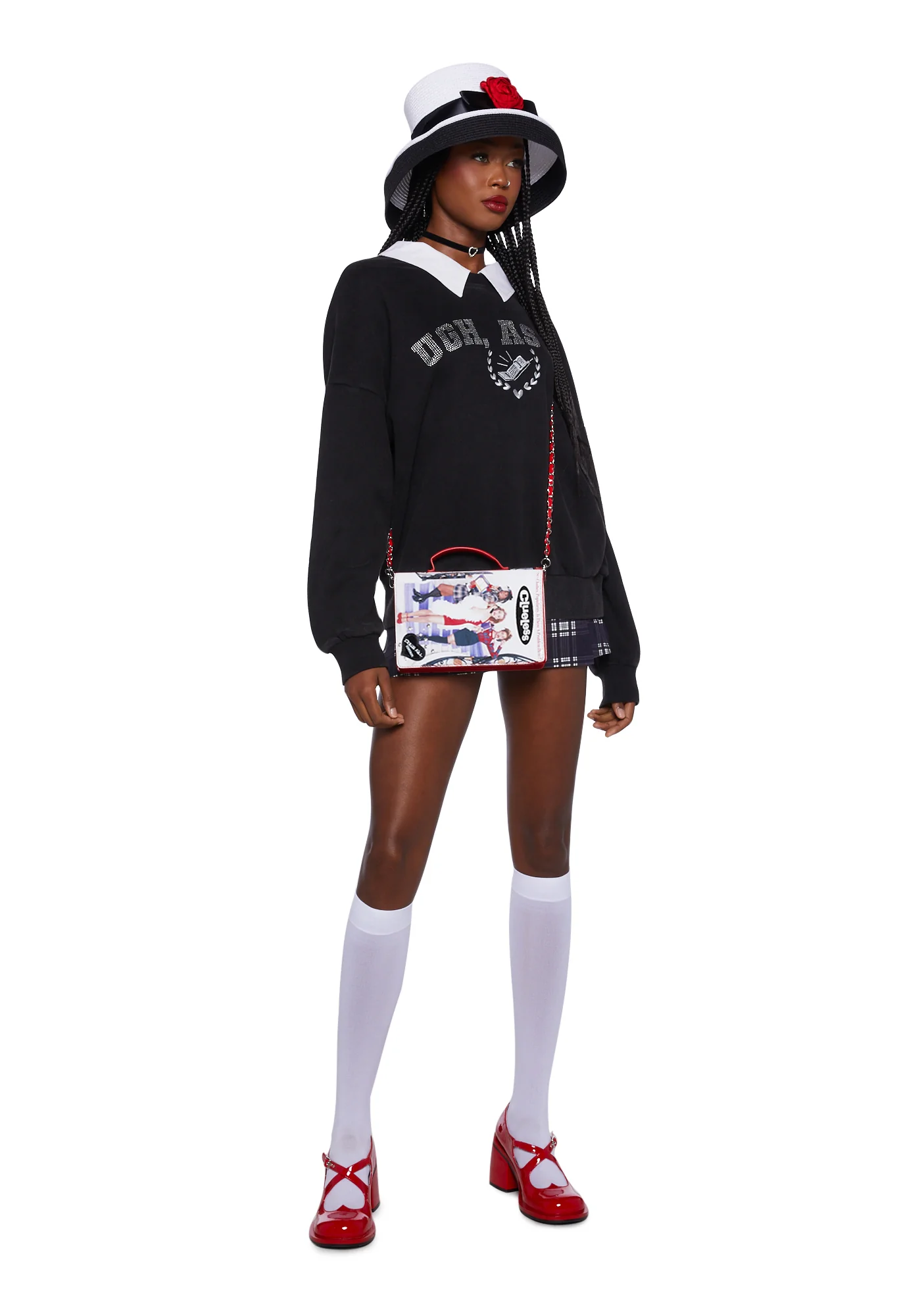 I'll Call You Rhinestone Sweatshirt - Image 6