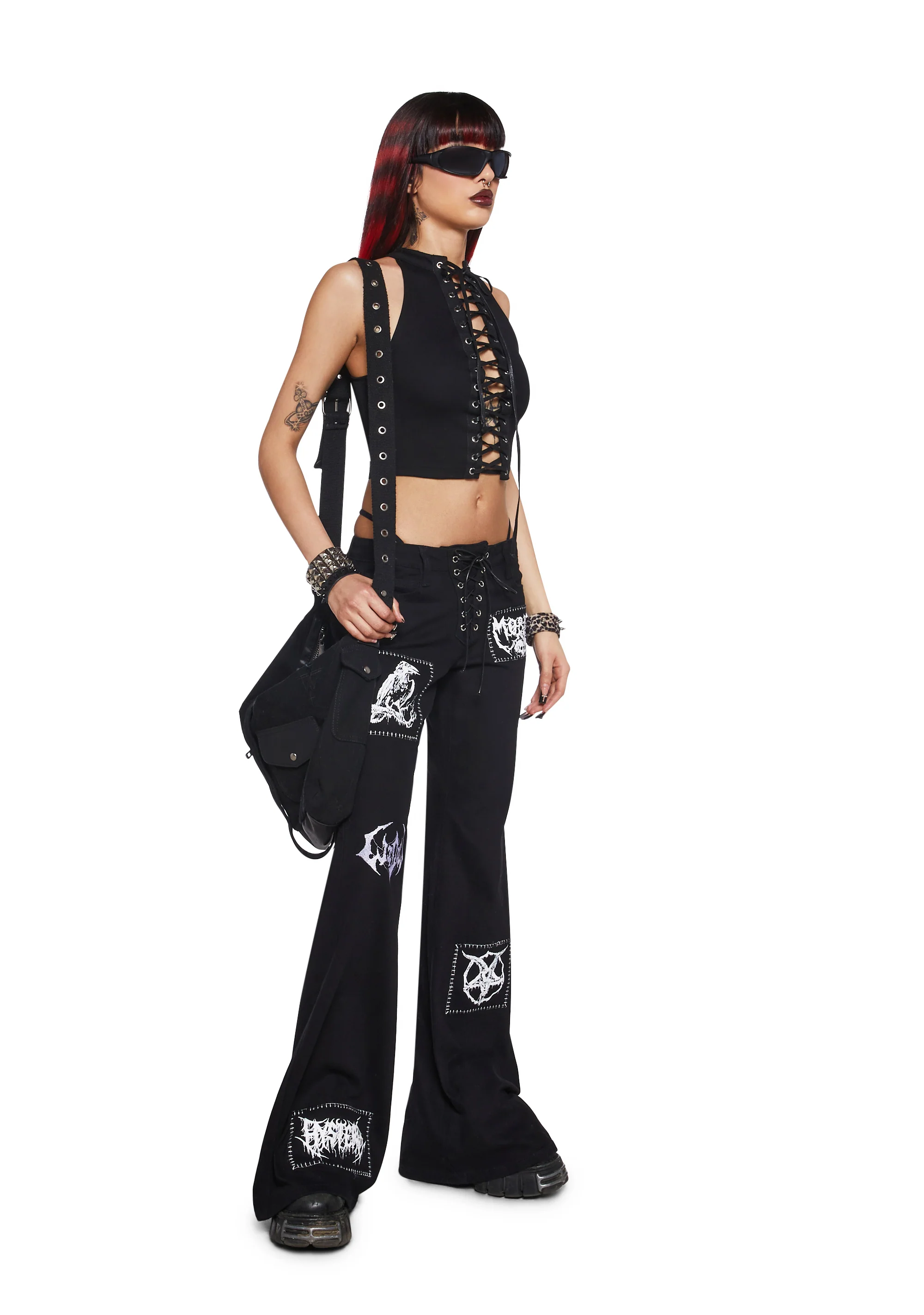 Immortal Revolution Lace Up Top - Image 2