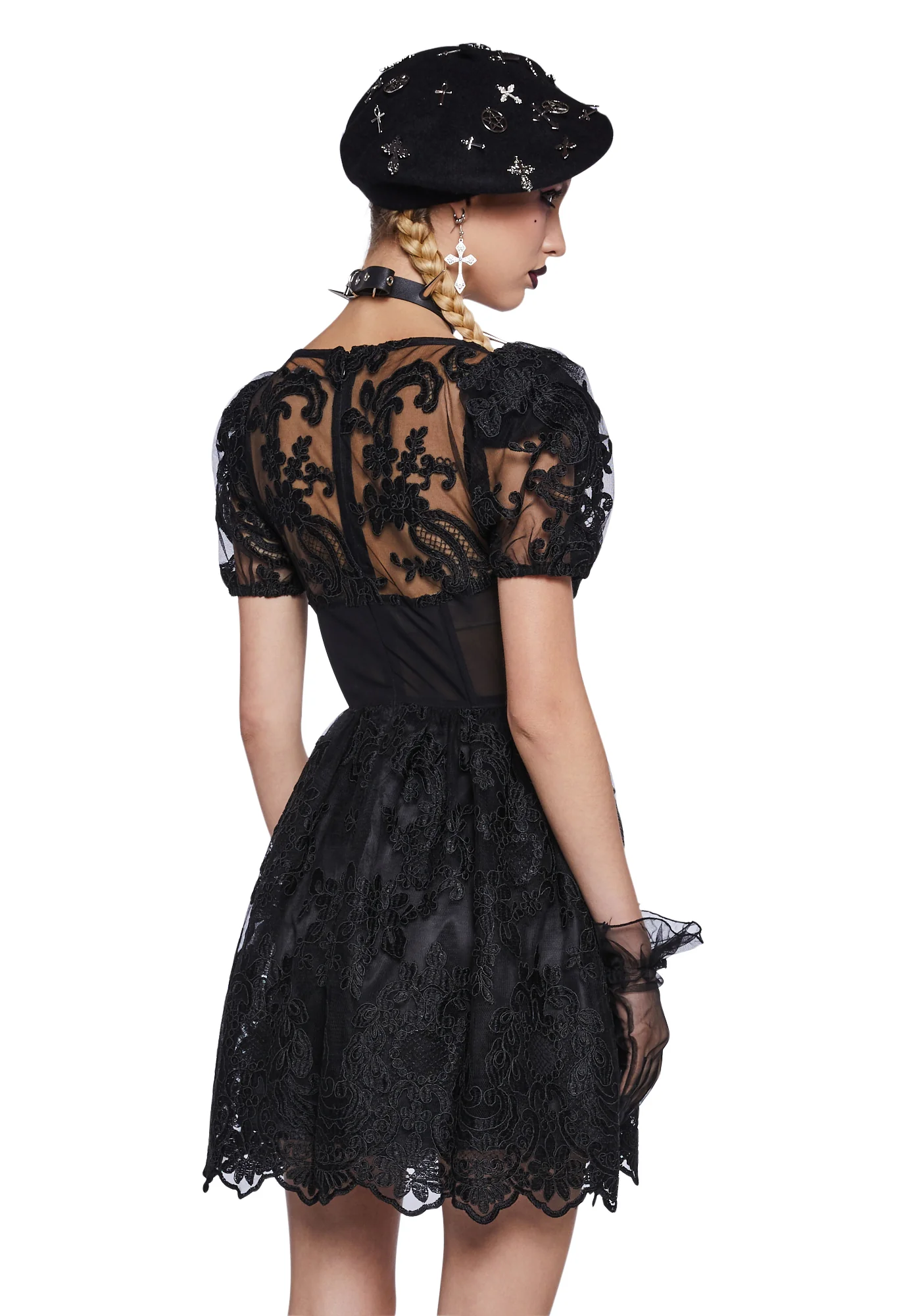 In Distress Mini Dress - Image 4