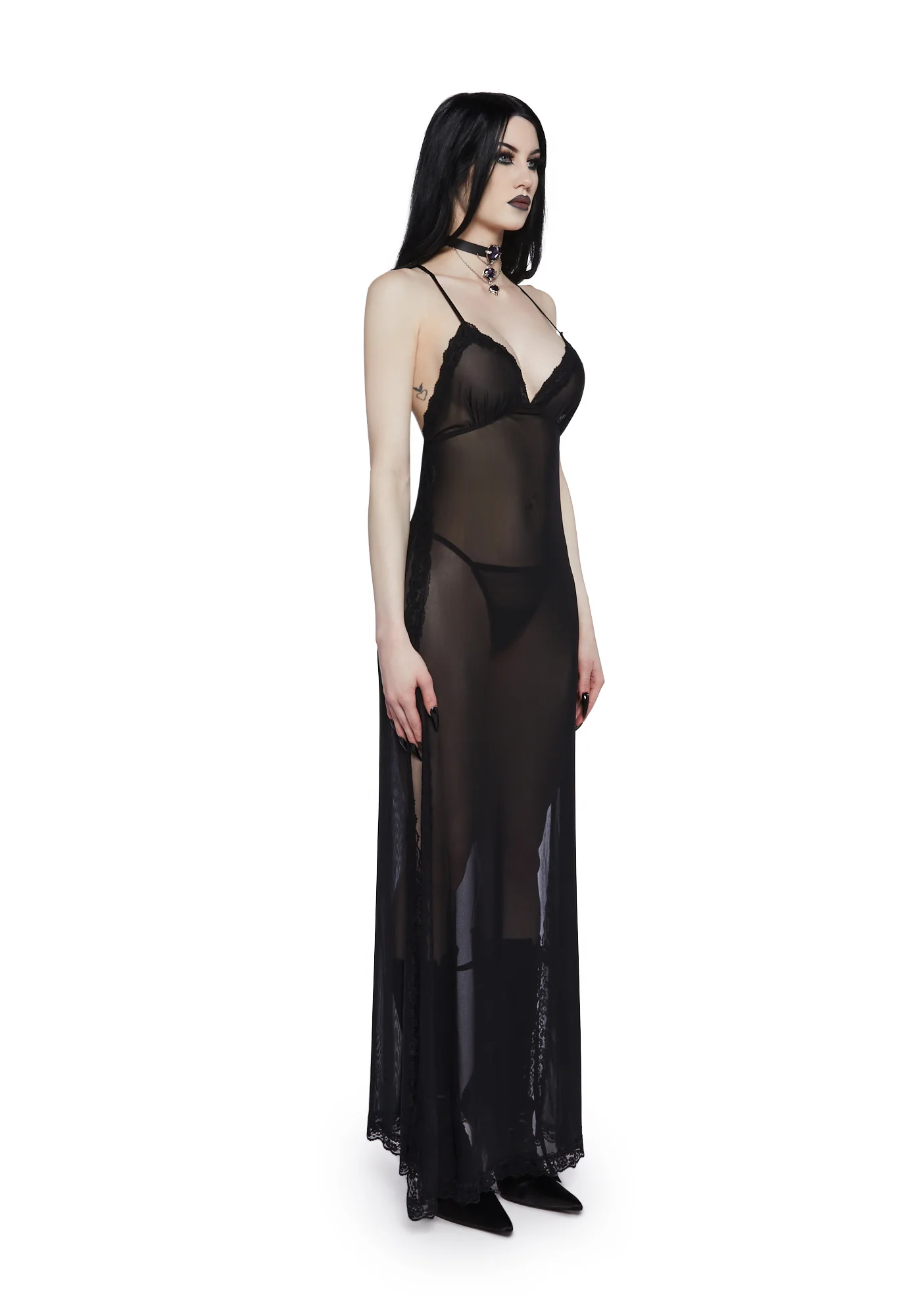 In For The Night Lingerie Maxi Dress - Image 3