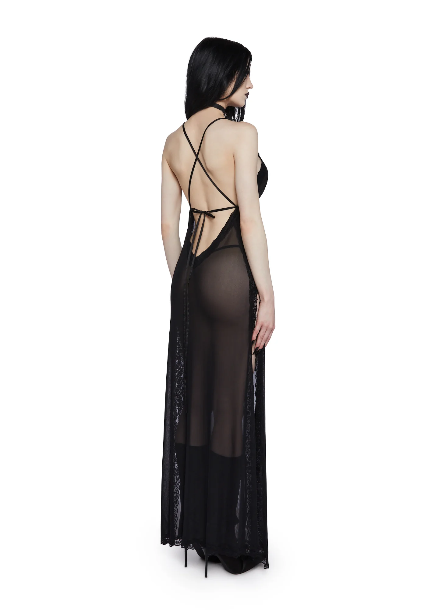 In For The Night Lingerie Maxi Dress - Image 4