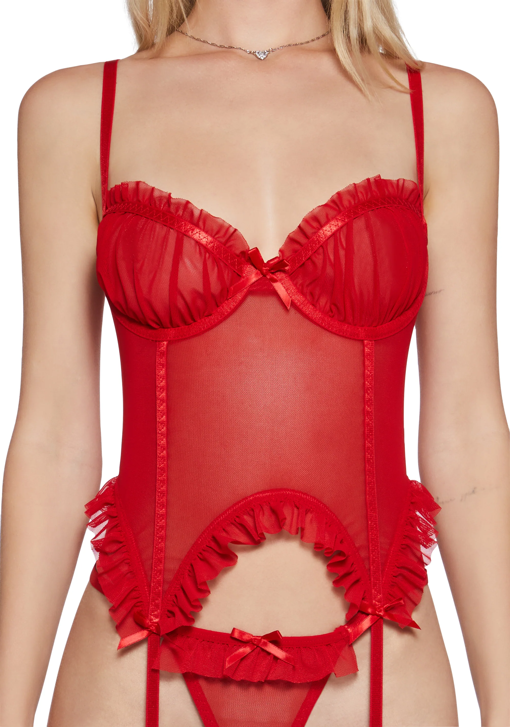 In Lust Mesh Lingerie Set - Image 5