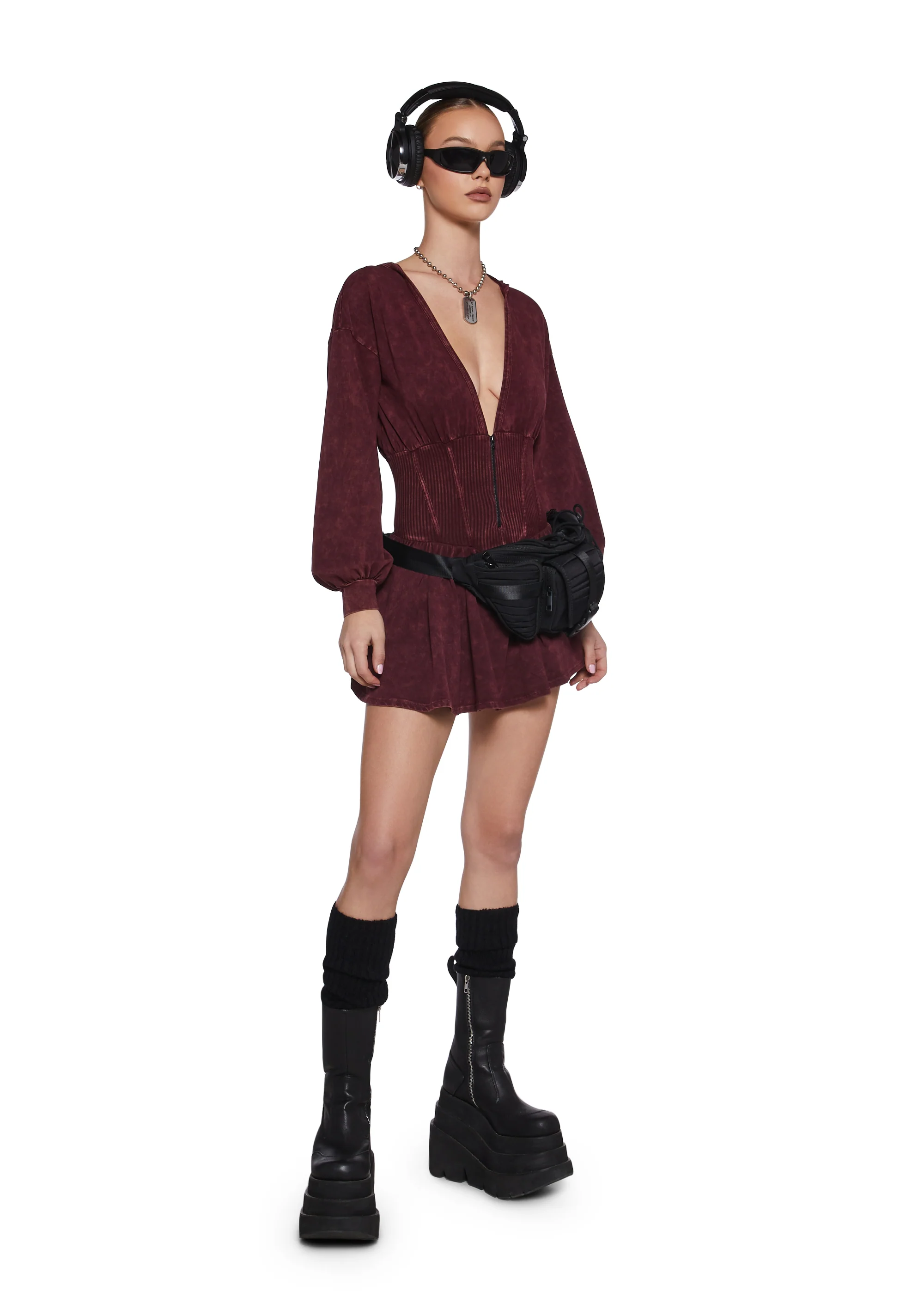 In My Stereo Lab Mini Dress - Image 2
