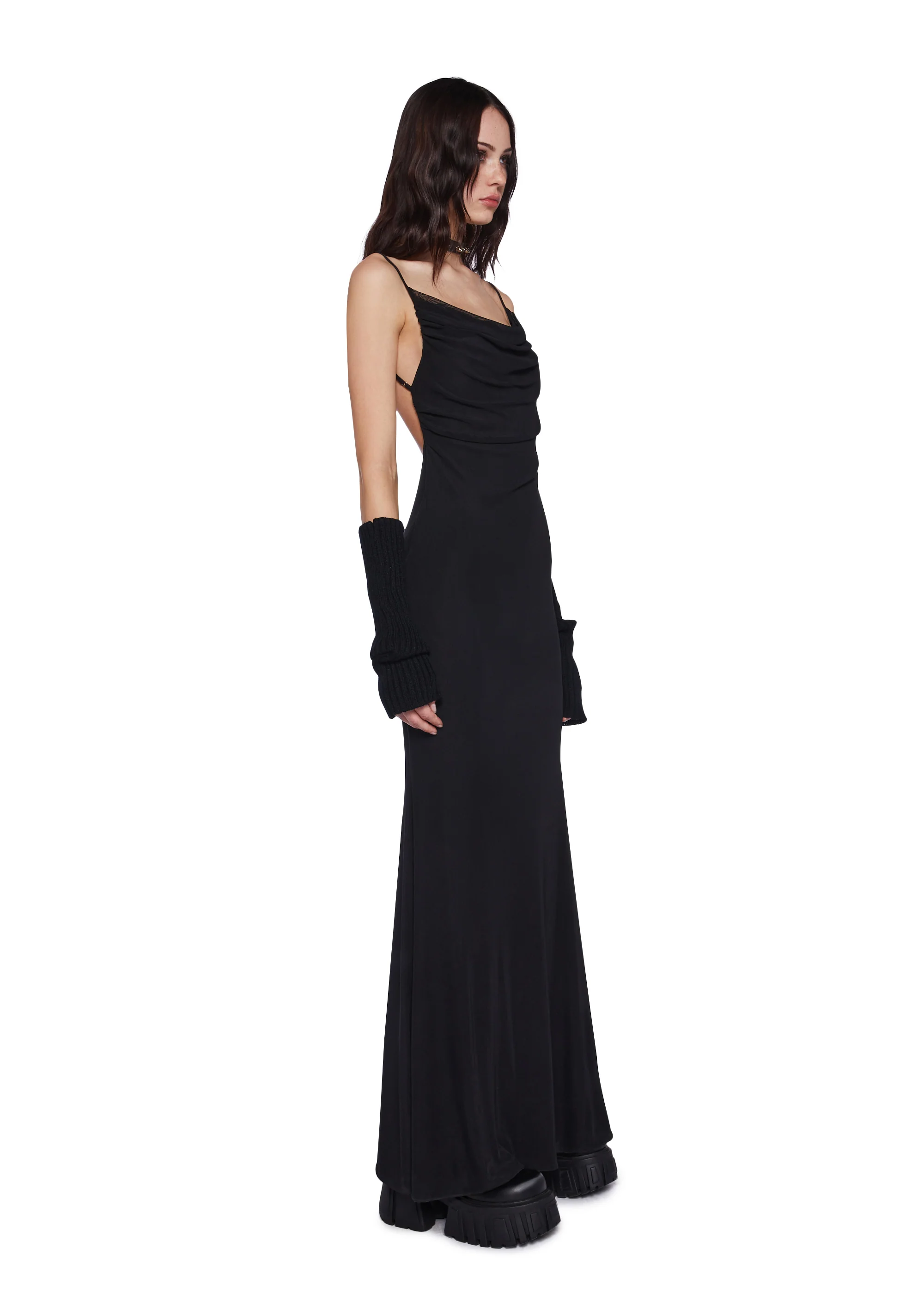 Gaze Of Love Maxi Dress - Black - Image 3