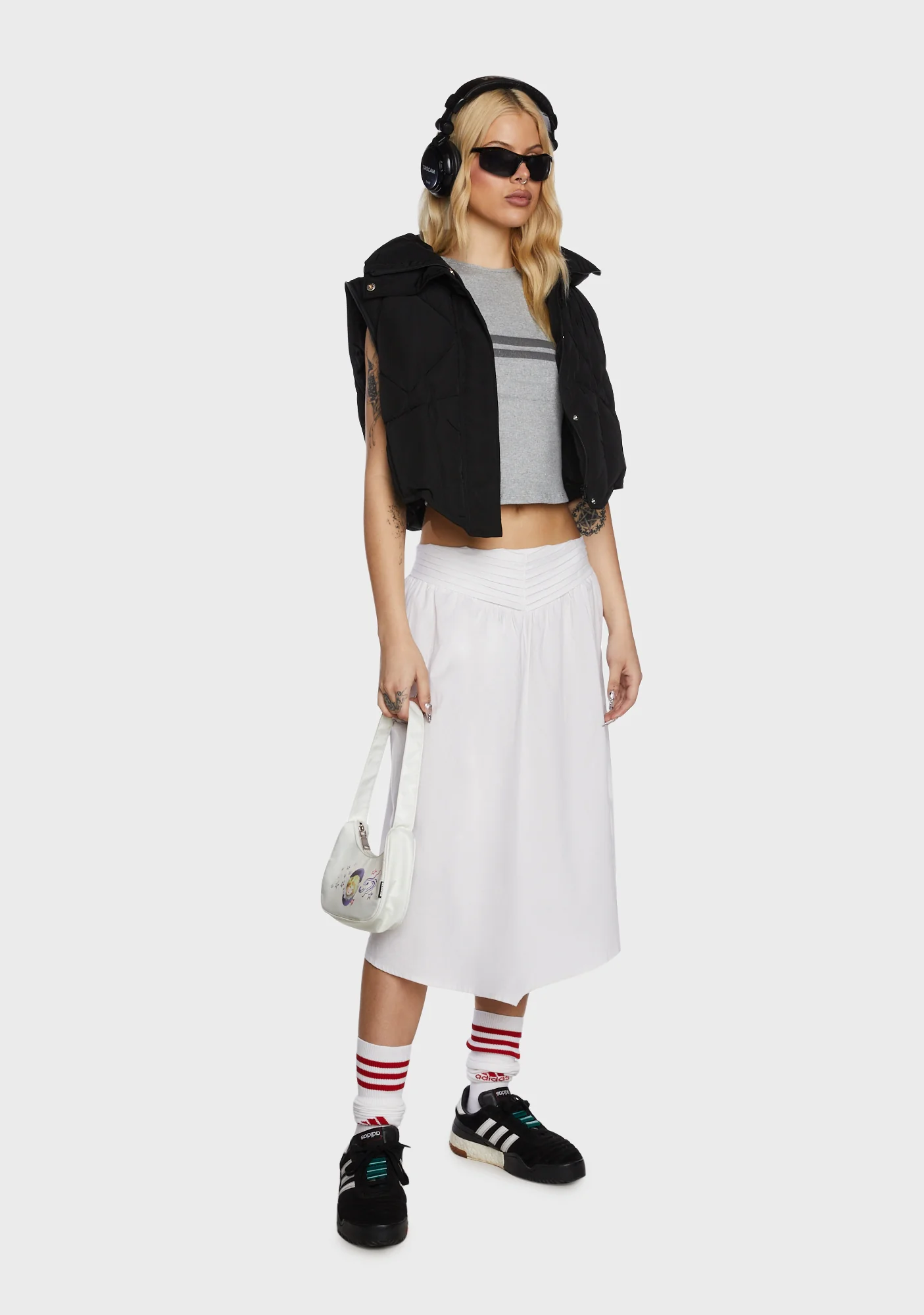 India Midi Skirt - White - Image 2