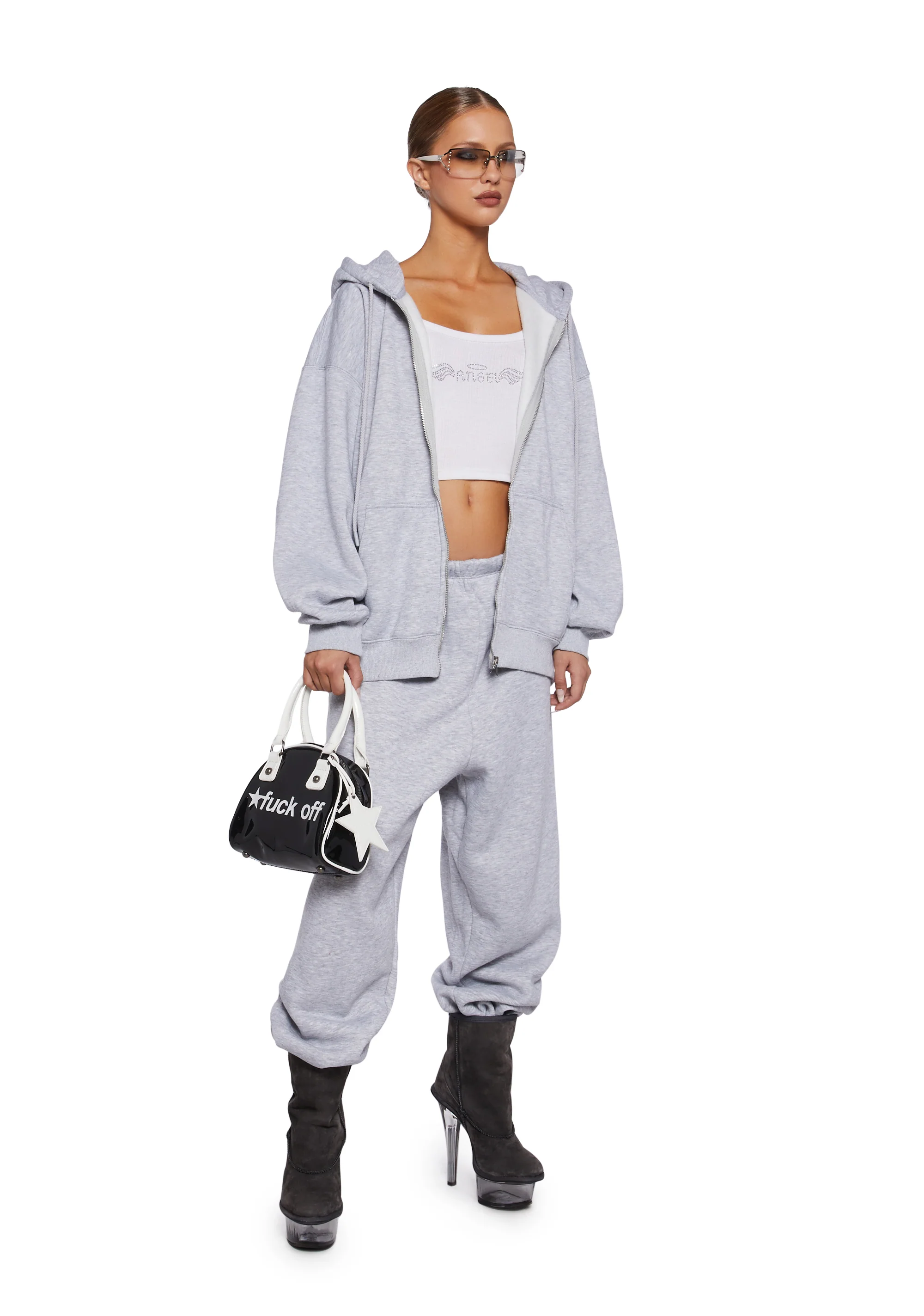 Indulge Me Sweatpants - Gray - Image 2