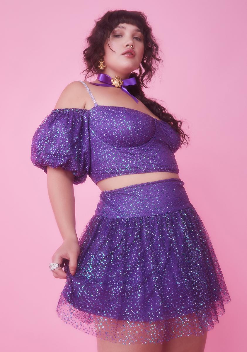 Infinite Broken Spell Glitter Skirt - Image 2