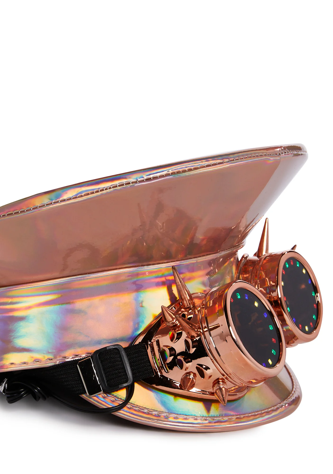 Infinite Illusion Light Up Goggle Hat - Rose Gold - Image 6