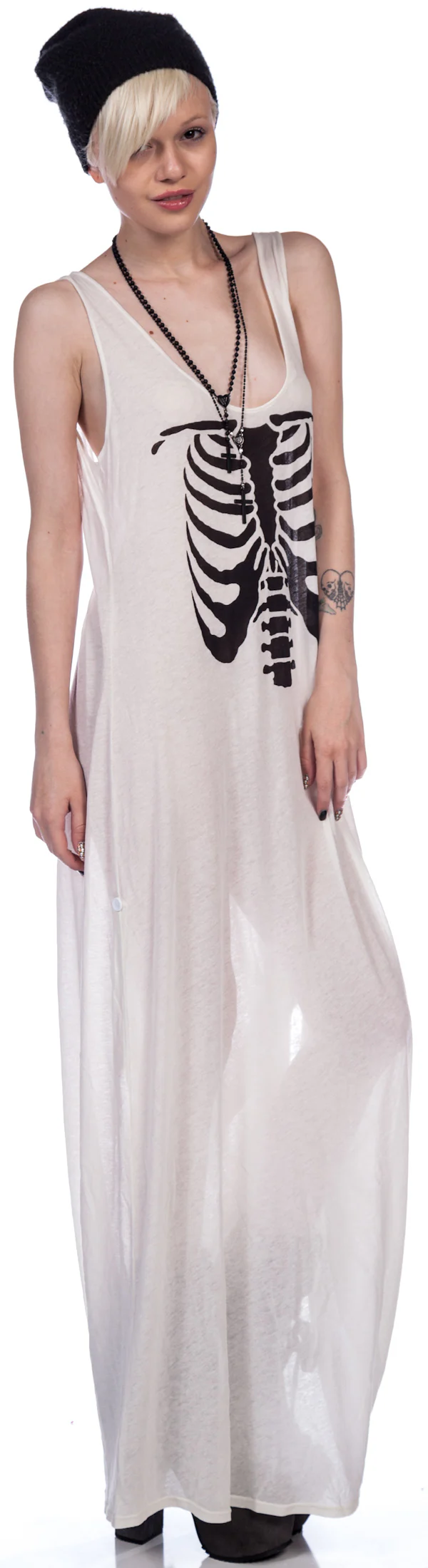 Inside Out Grunge Maxi Dress - Image 4
