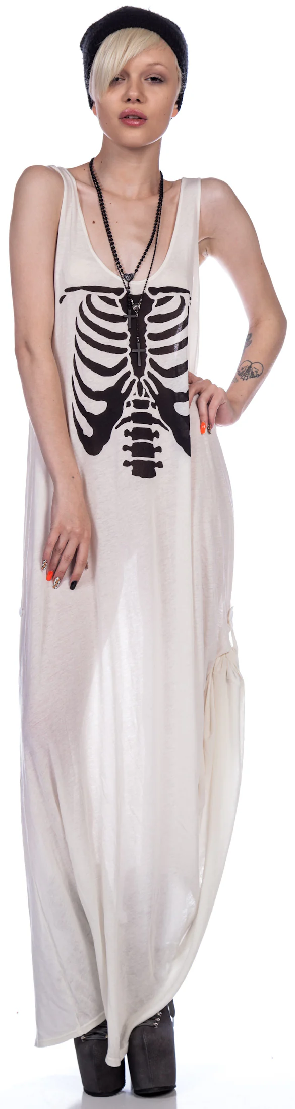 Inside Out Grunge Maxi Dress - Image 5