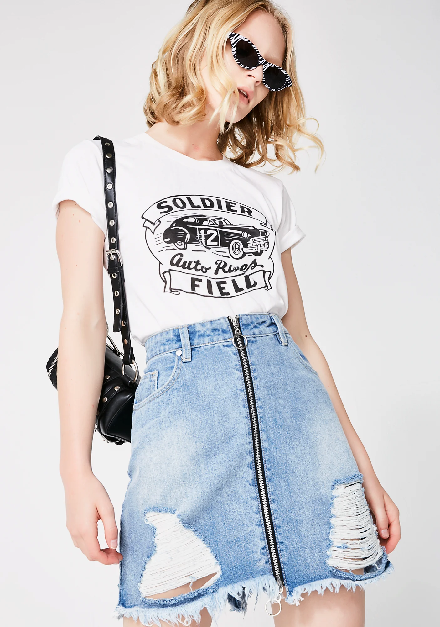 Instant Denim Skirt - Image 2