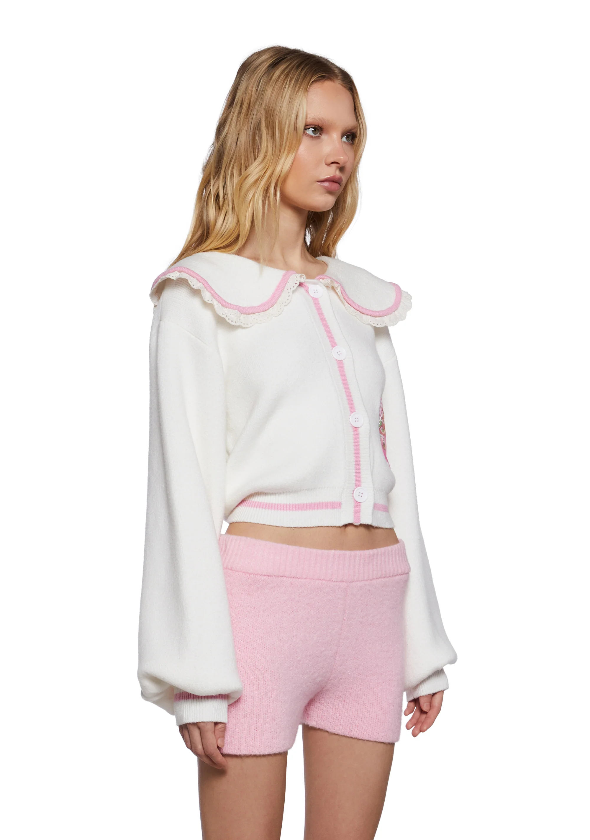 Berry Companions Knit Cardigan - Image 6