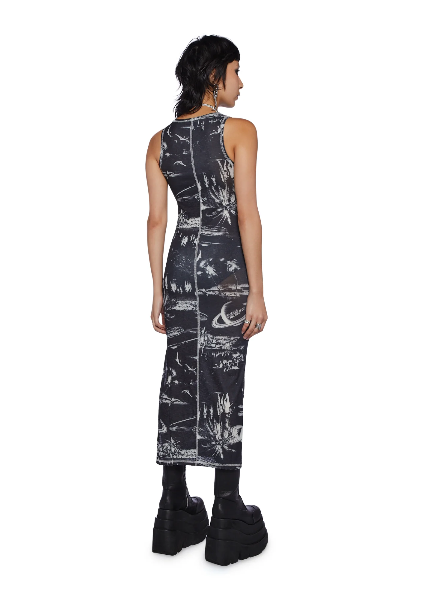 Invasion Midi Dress - Image 4