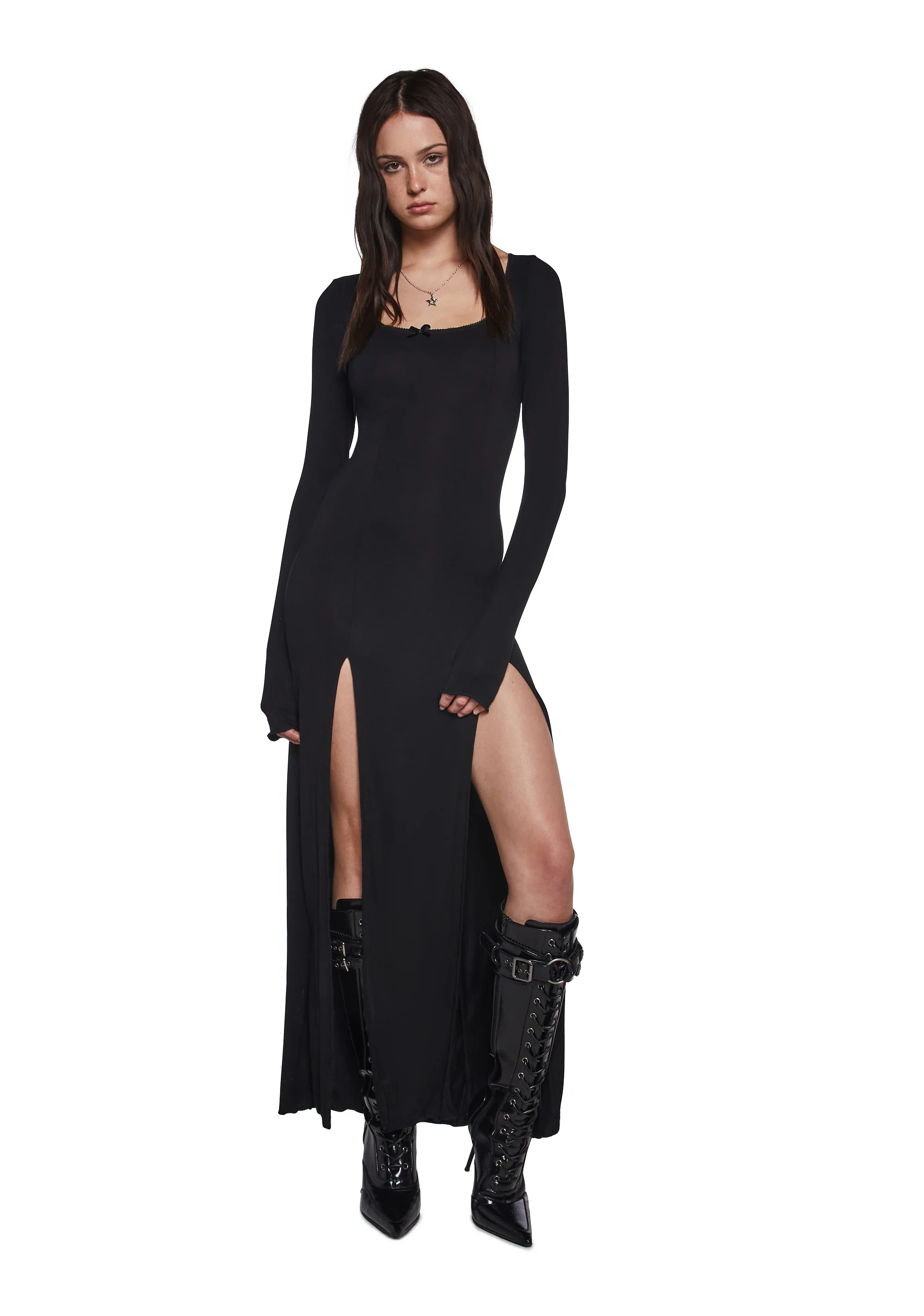 Invoke The Spirits Bodycon Maxi Dress - Image 5