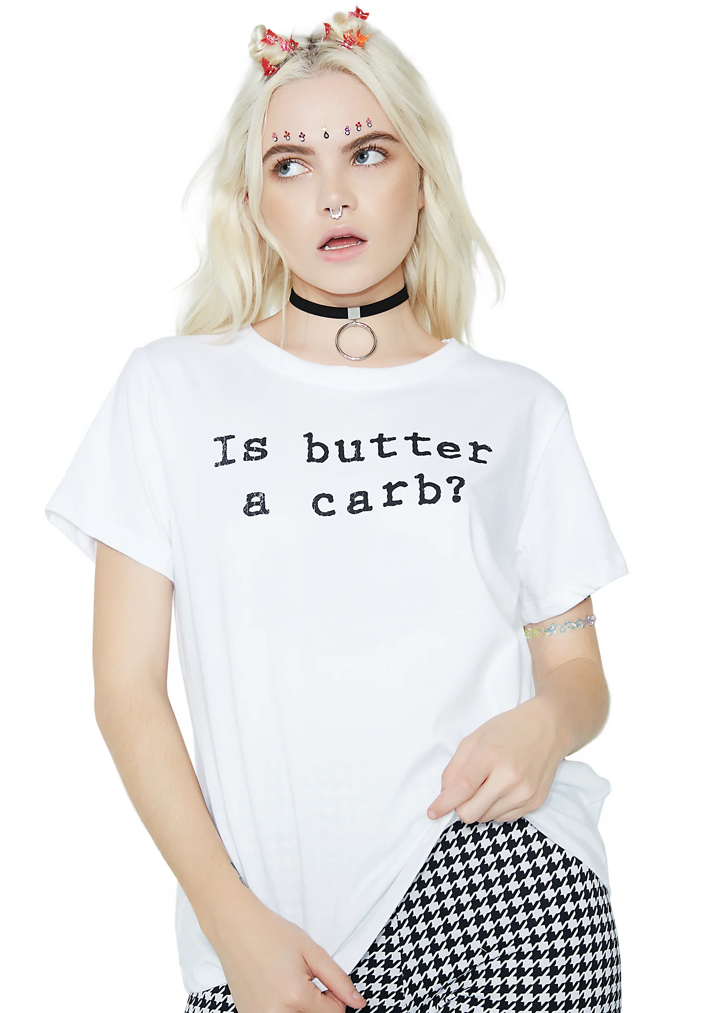 Is Butter A Carb Graphic Tee - Image 2