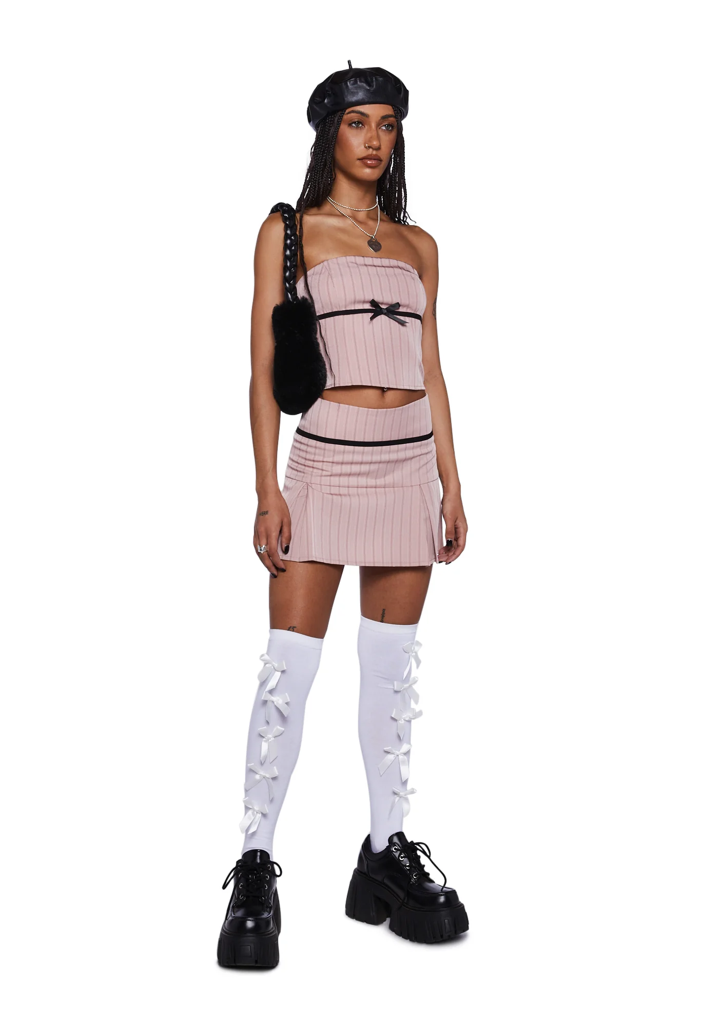Istaka Mini Pleated Skirt - Image 2