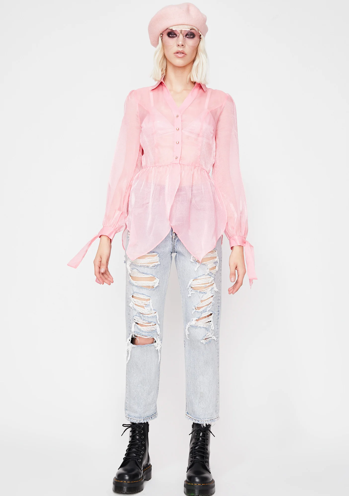 It Girl Organza Top - Image 3