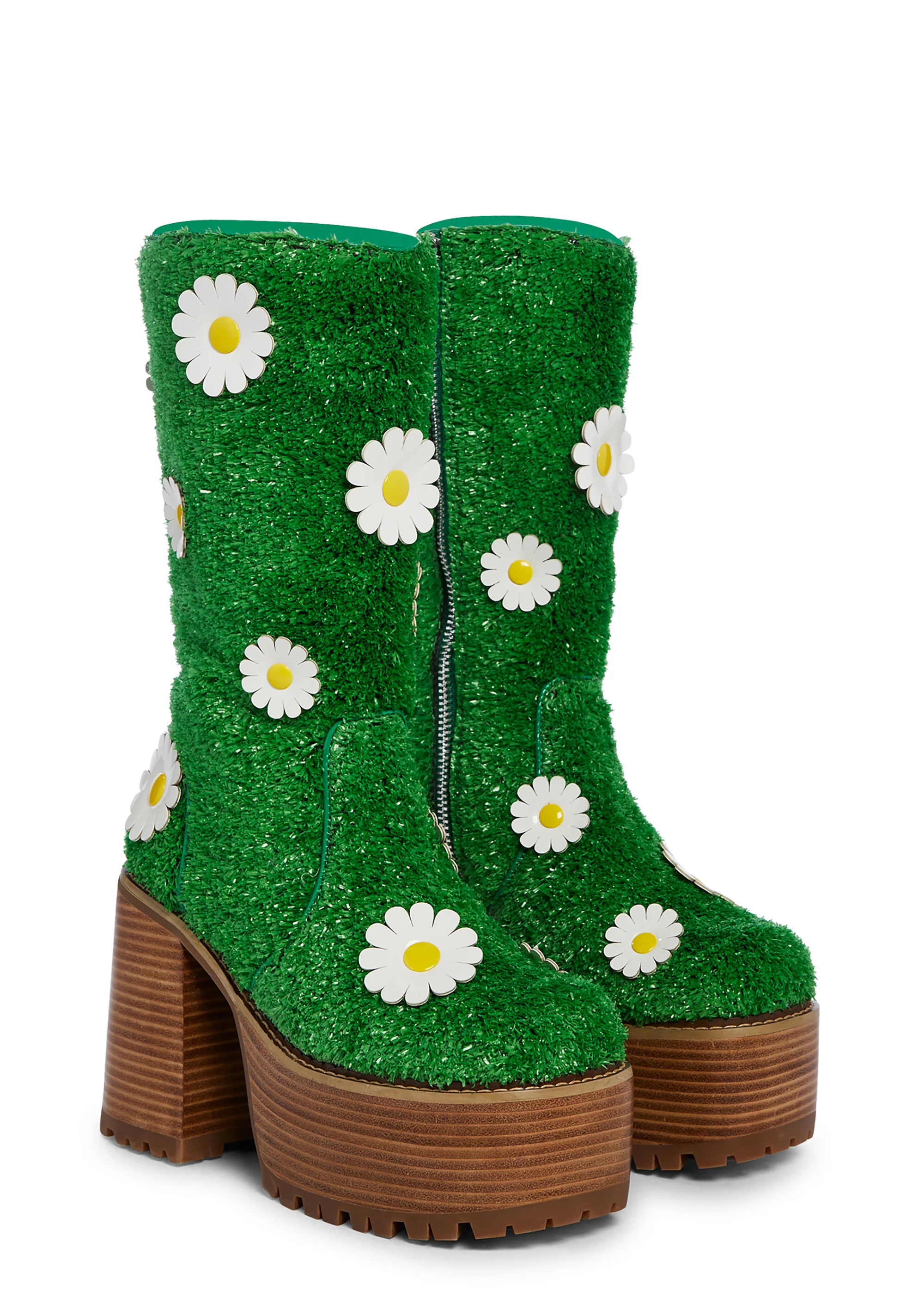It’s Always Greener Platform Boots - Image 3