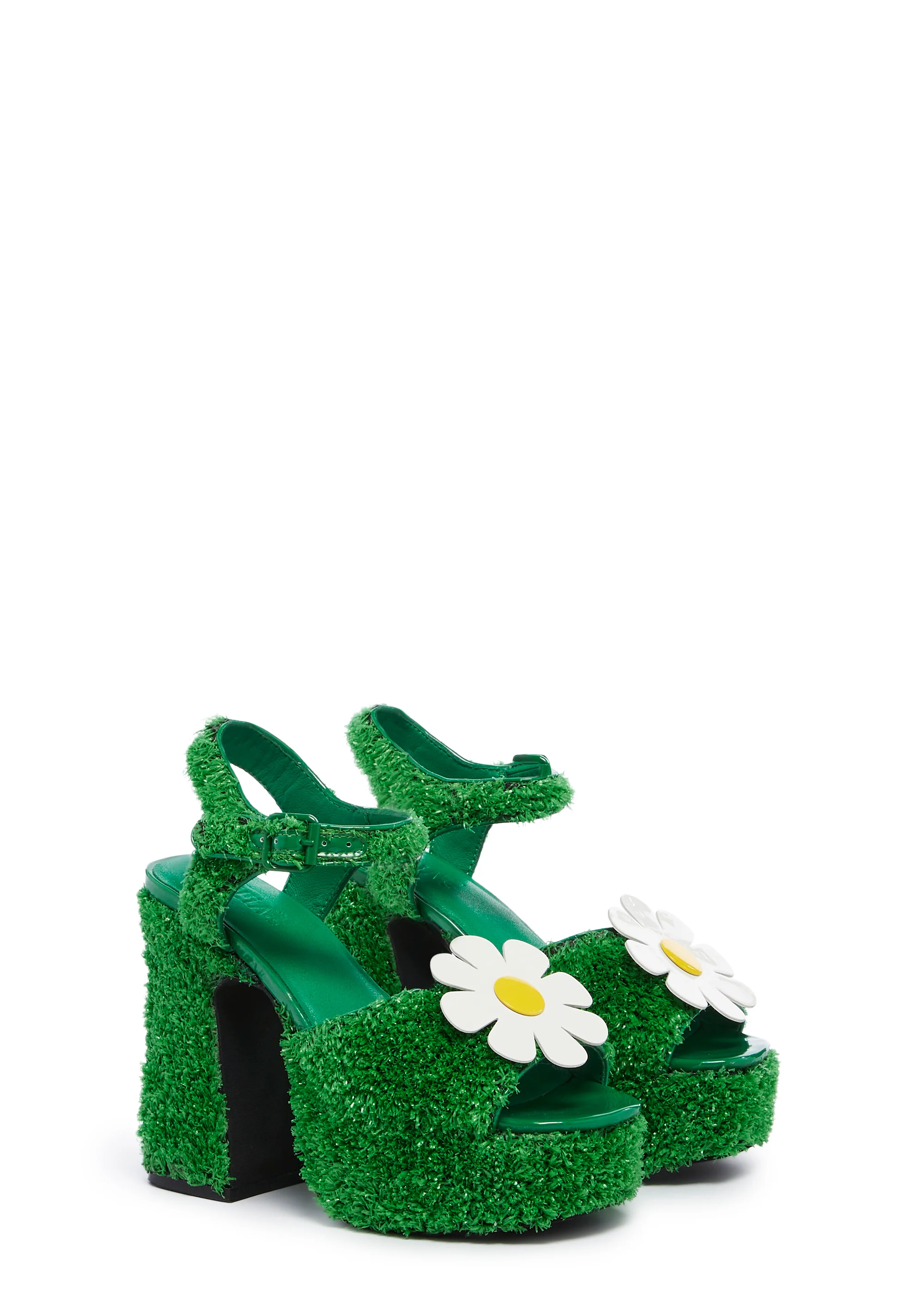 It’s Always Greener Platform Heels - Image 4