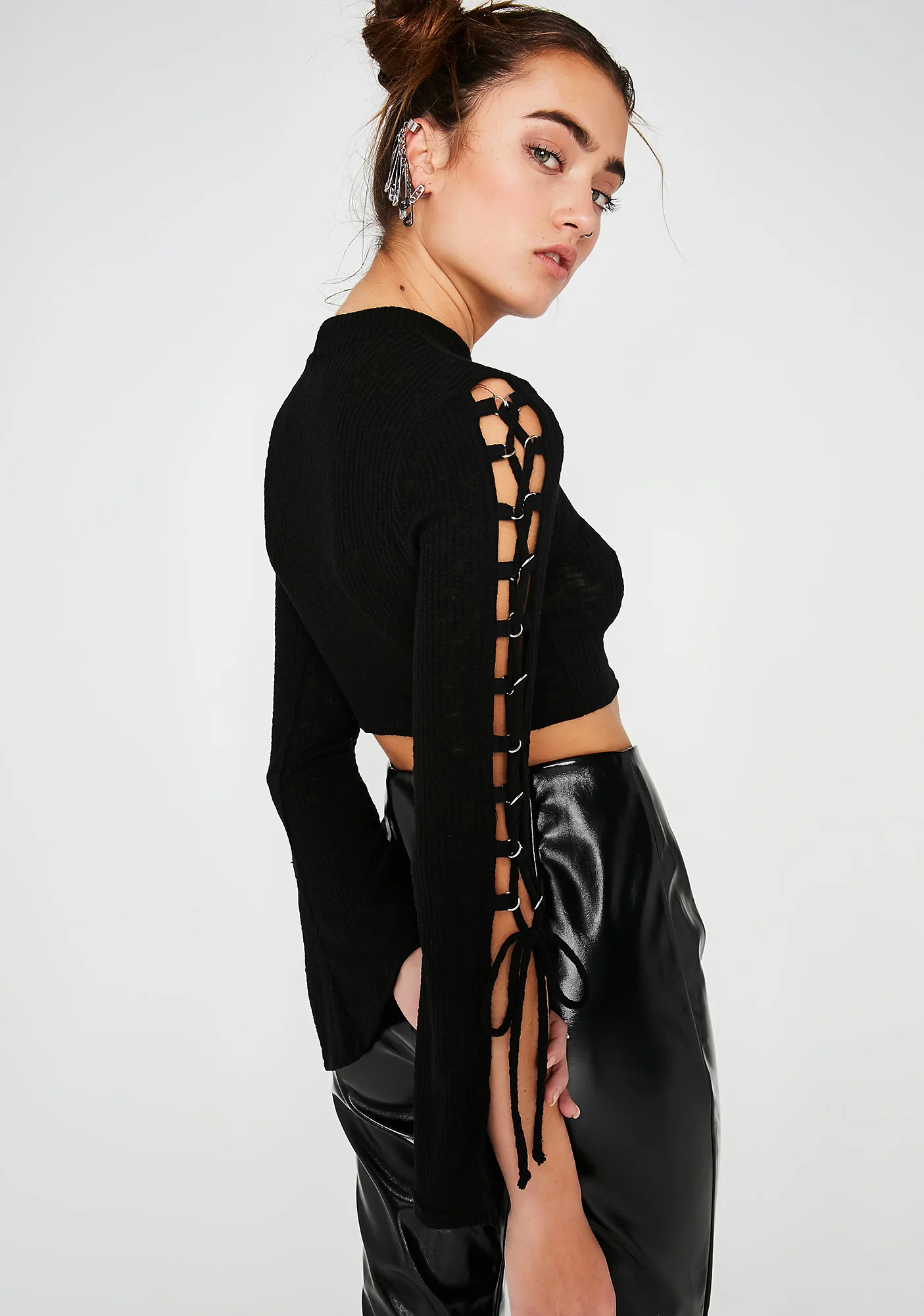 It'z A Tie Lace-Up Top - Image 3