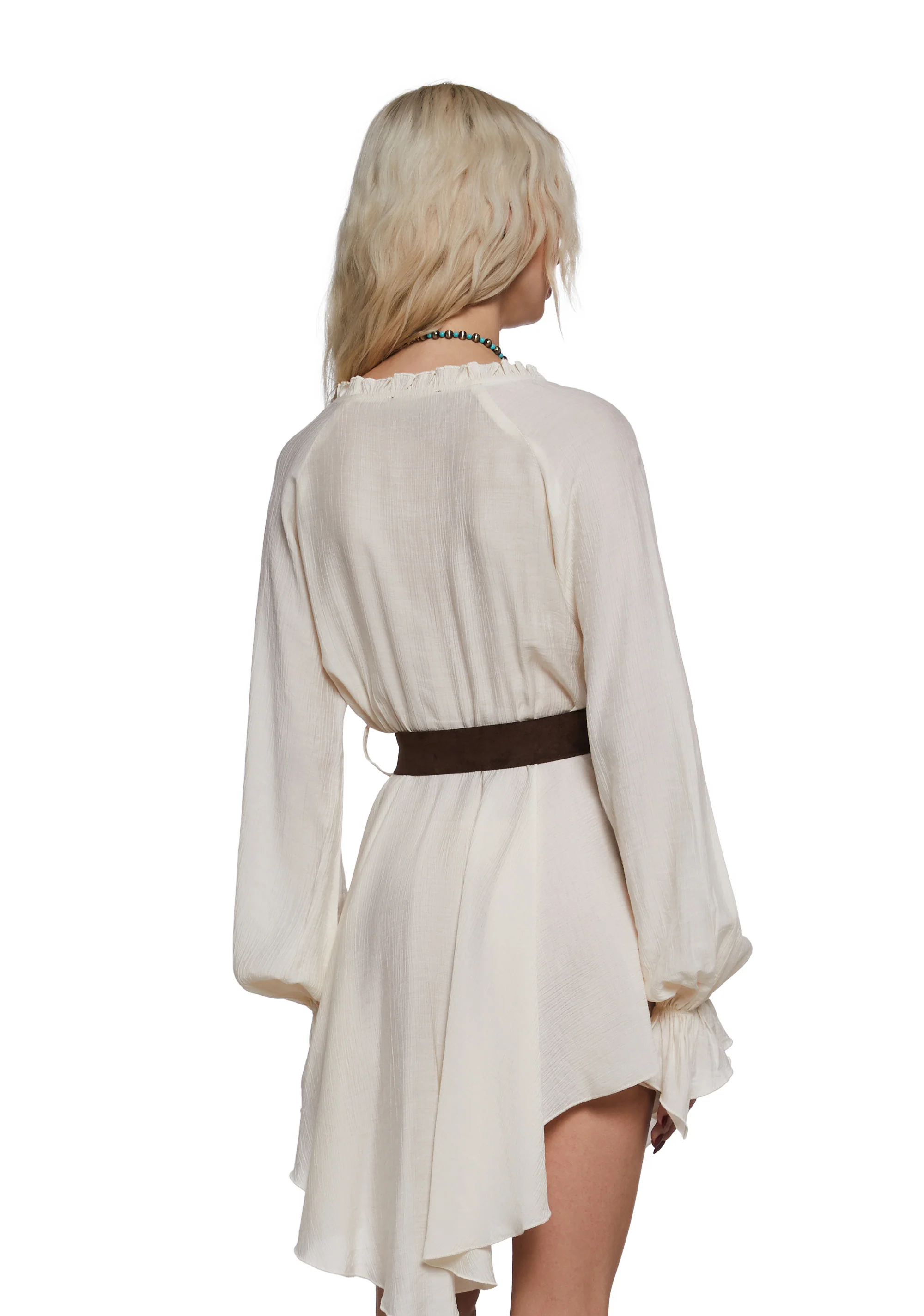 Alana Frills Wrap Dress - Image 4