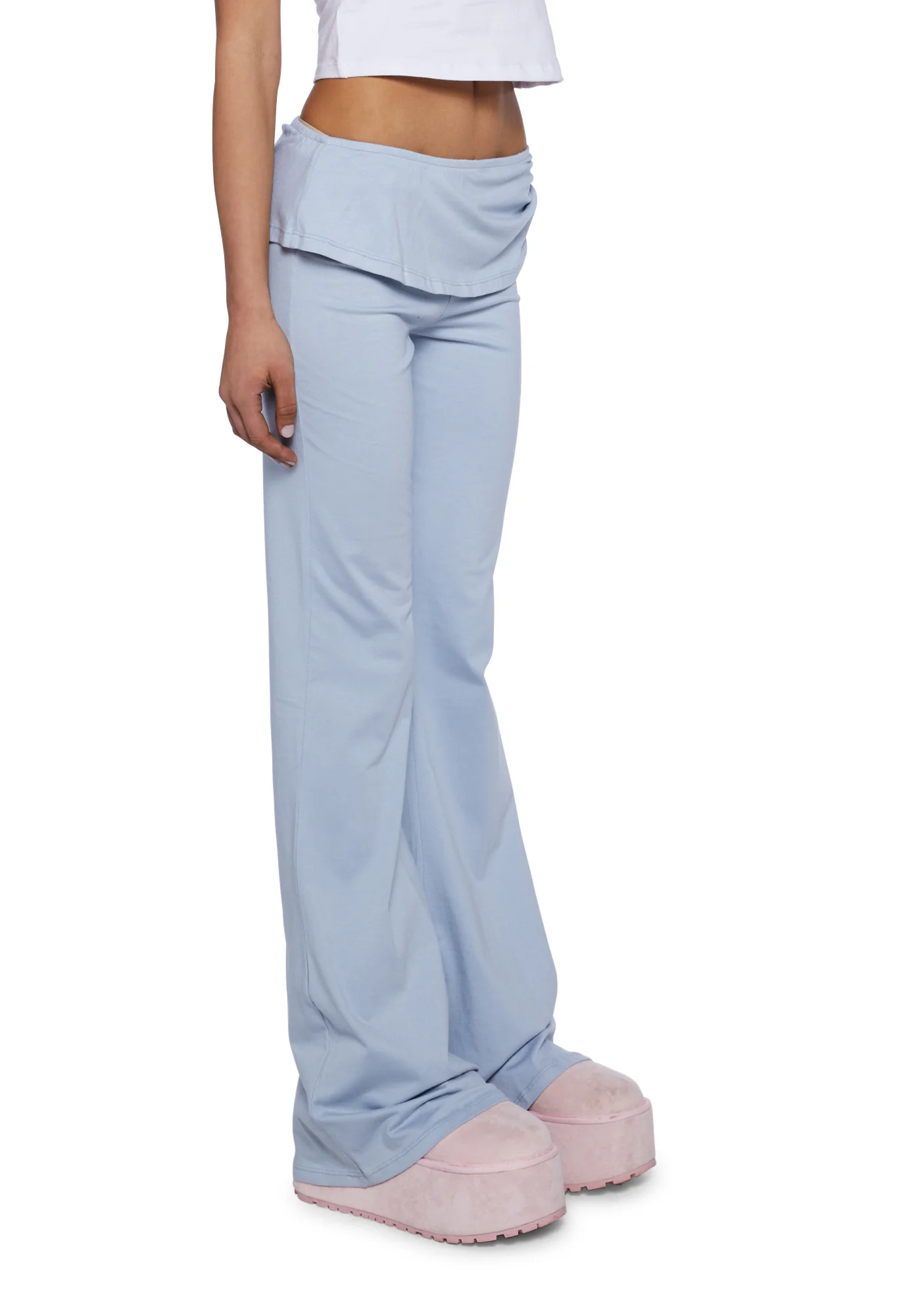 Jacie Jersey Flare Trousers - Image 3