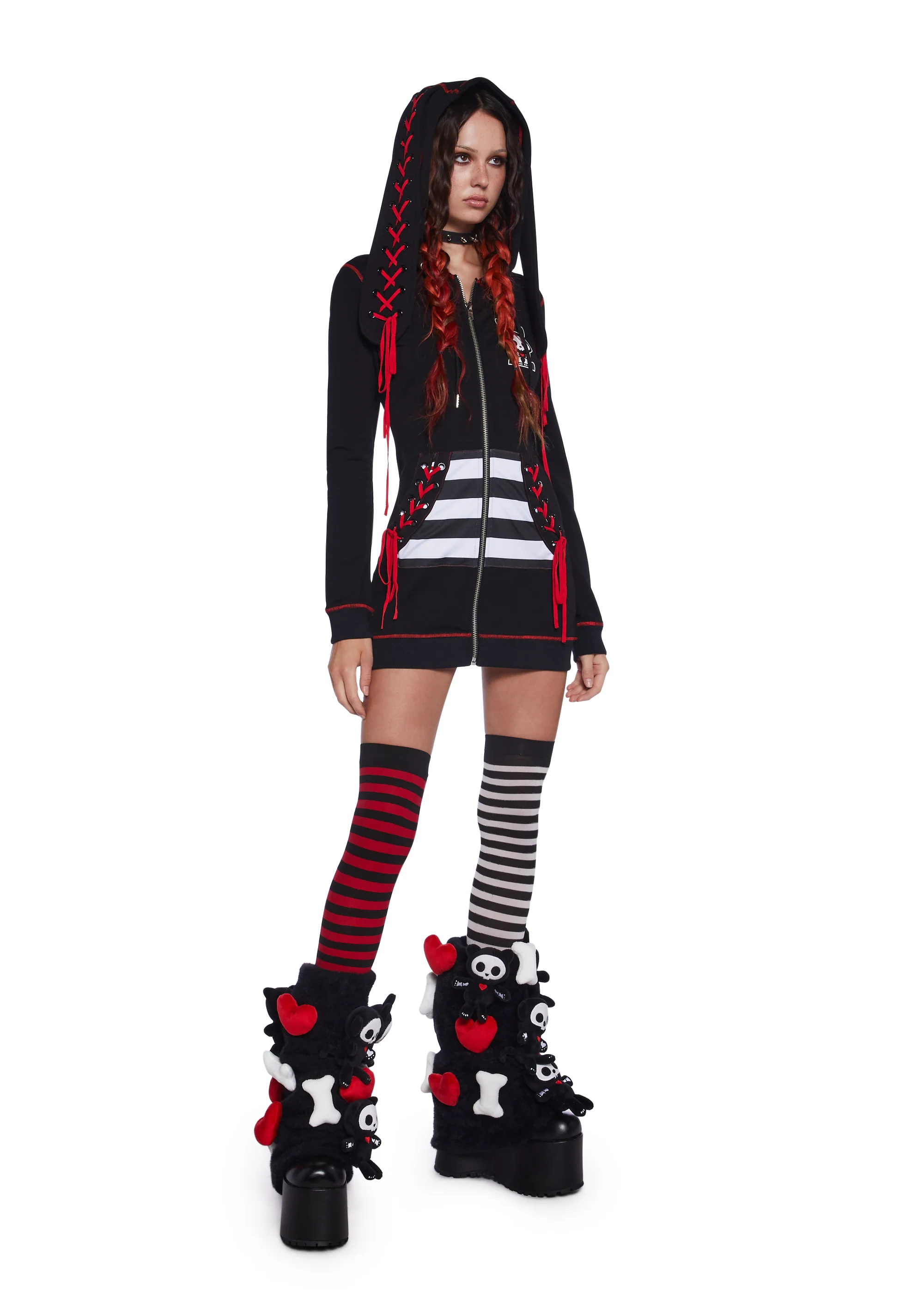 Jack Zip-Up Hoodie Dress - Image 2