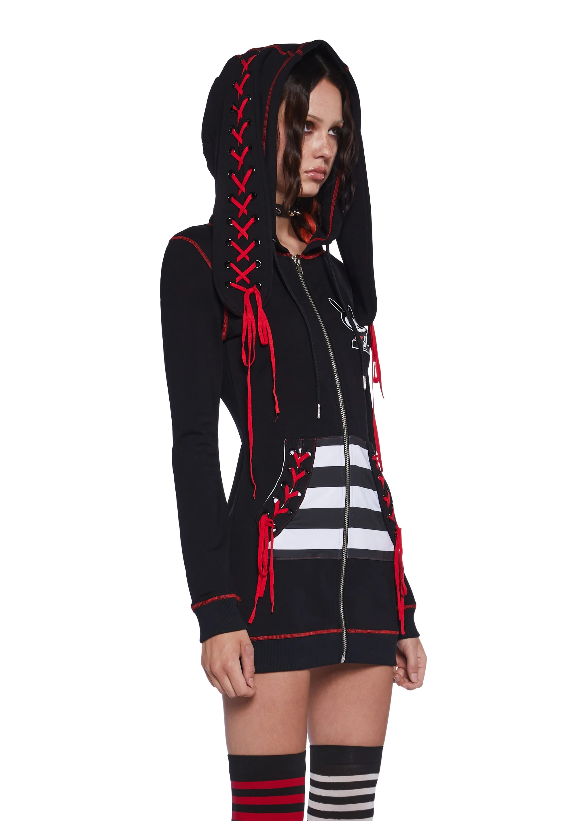 Jack Zip-Up Hoodie Dress - Image 3