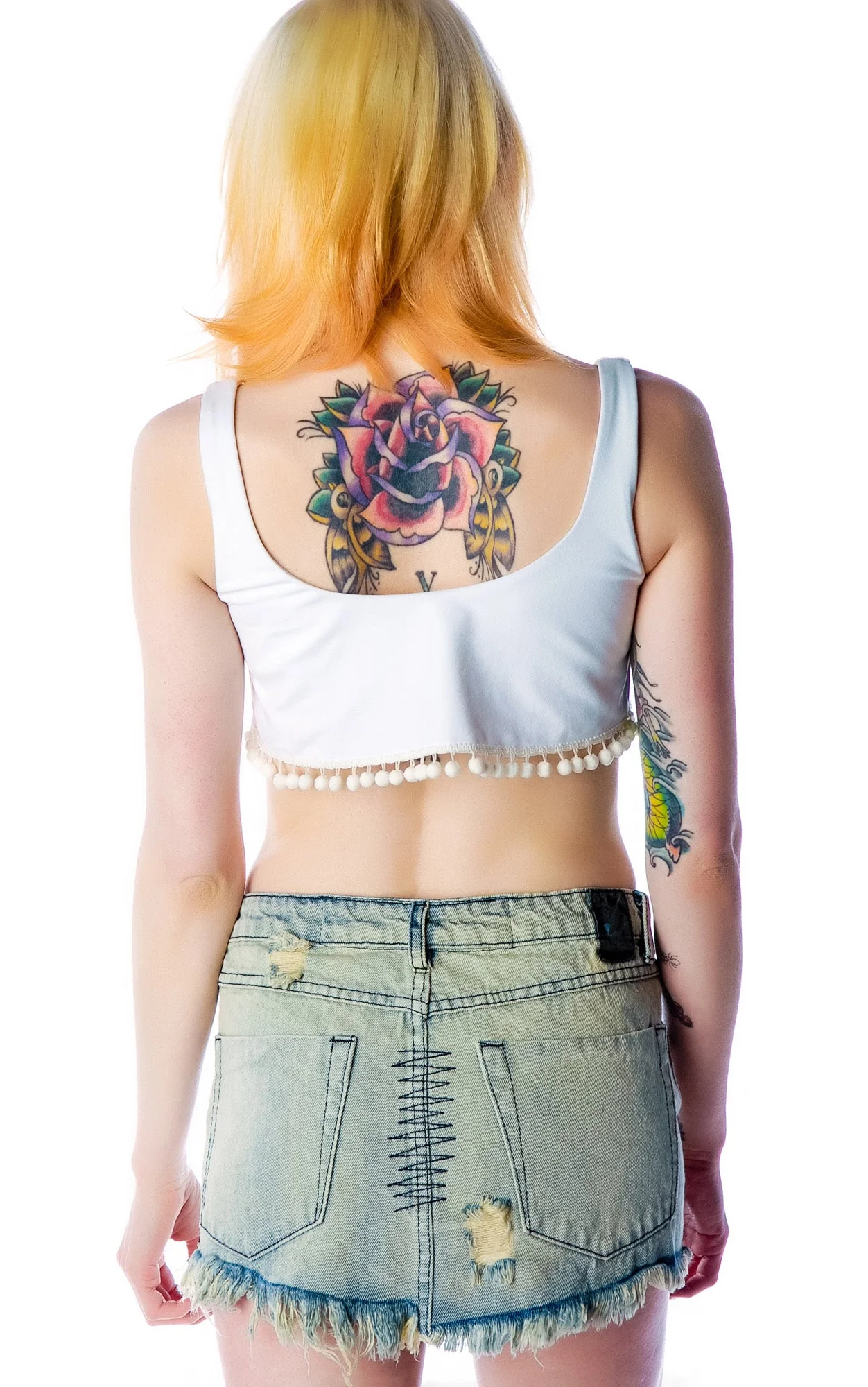 Jax Mini Skirt - Light Blue - Image 9