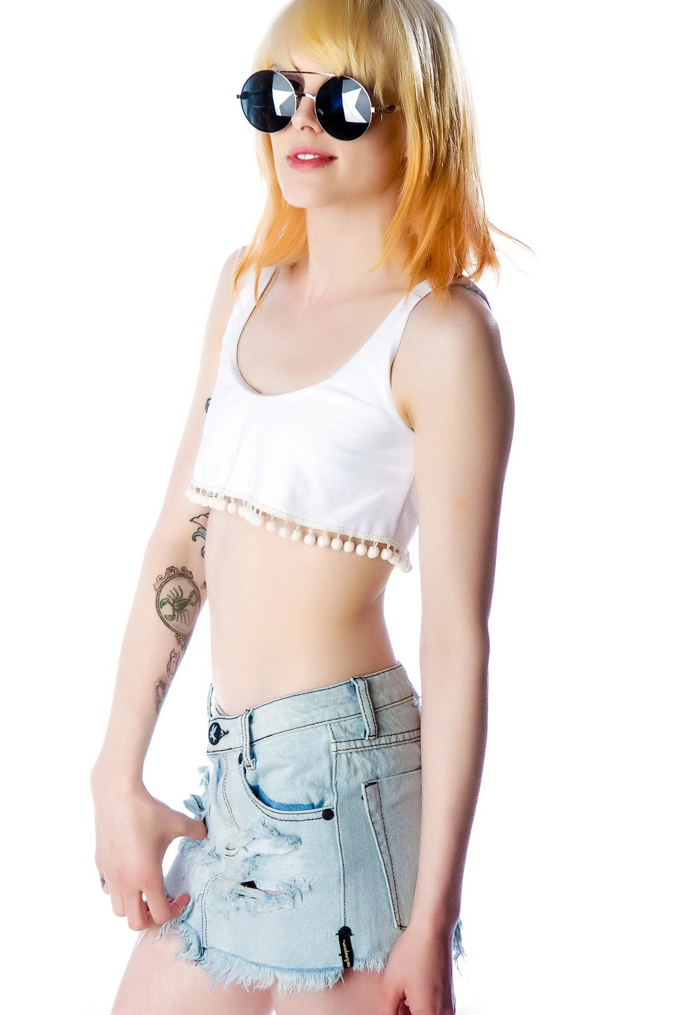 Jax Mini Skirt - Off White - Image 4