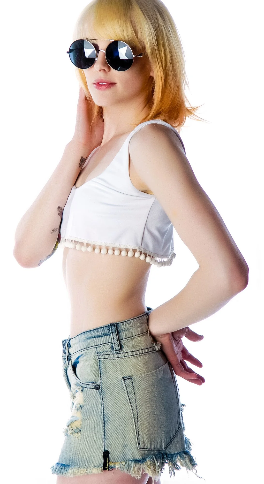 Jax Mini Skirt - Off White - Image 6