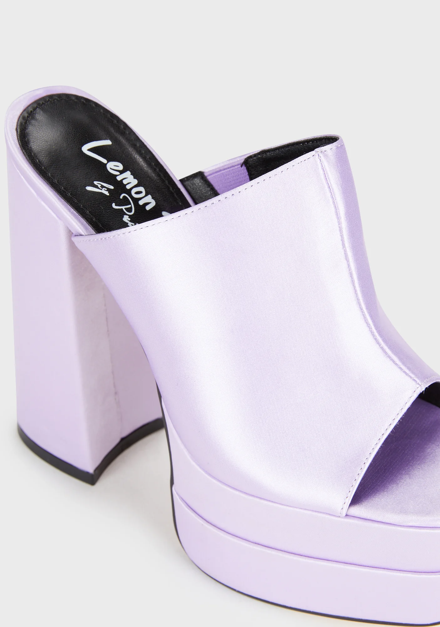 Jayra Peep Toe Heels - Lilac - Image 2