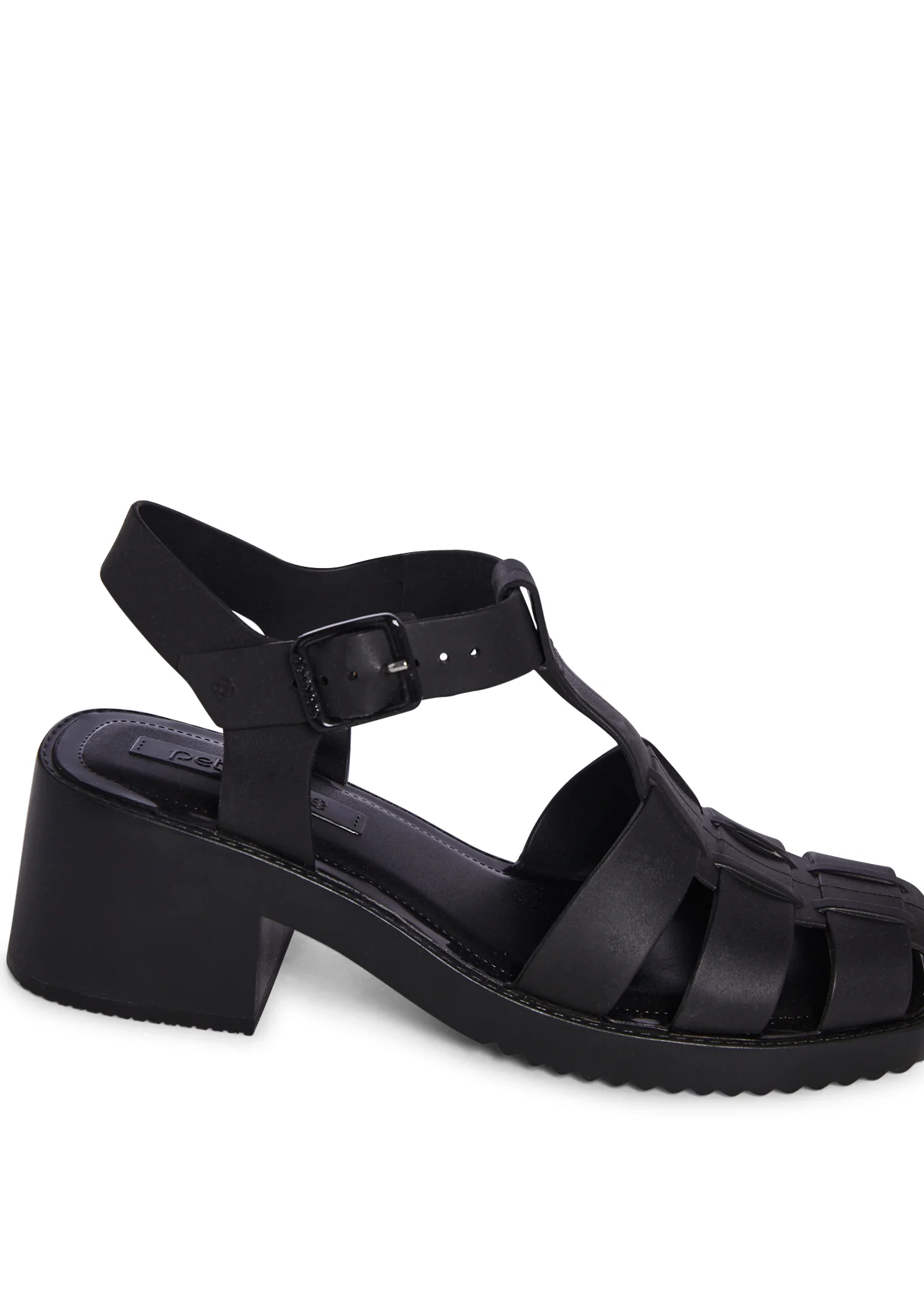 Jelly Gladiator Sandals - Black - Image 2