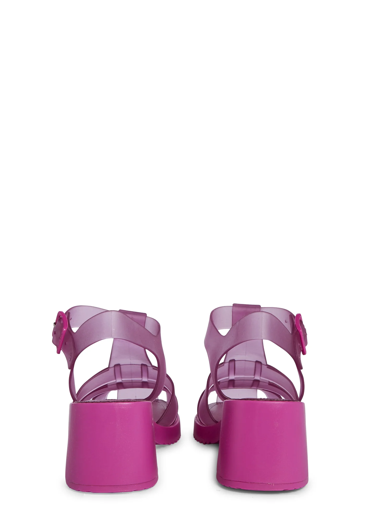 Jelly Gladiator Sandals - Pink - Image 4