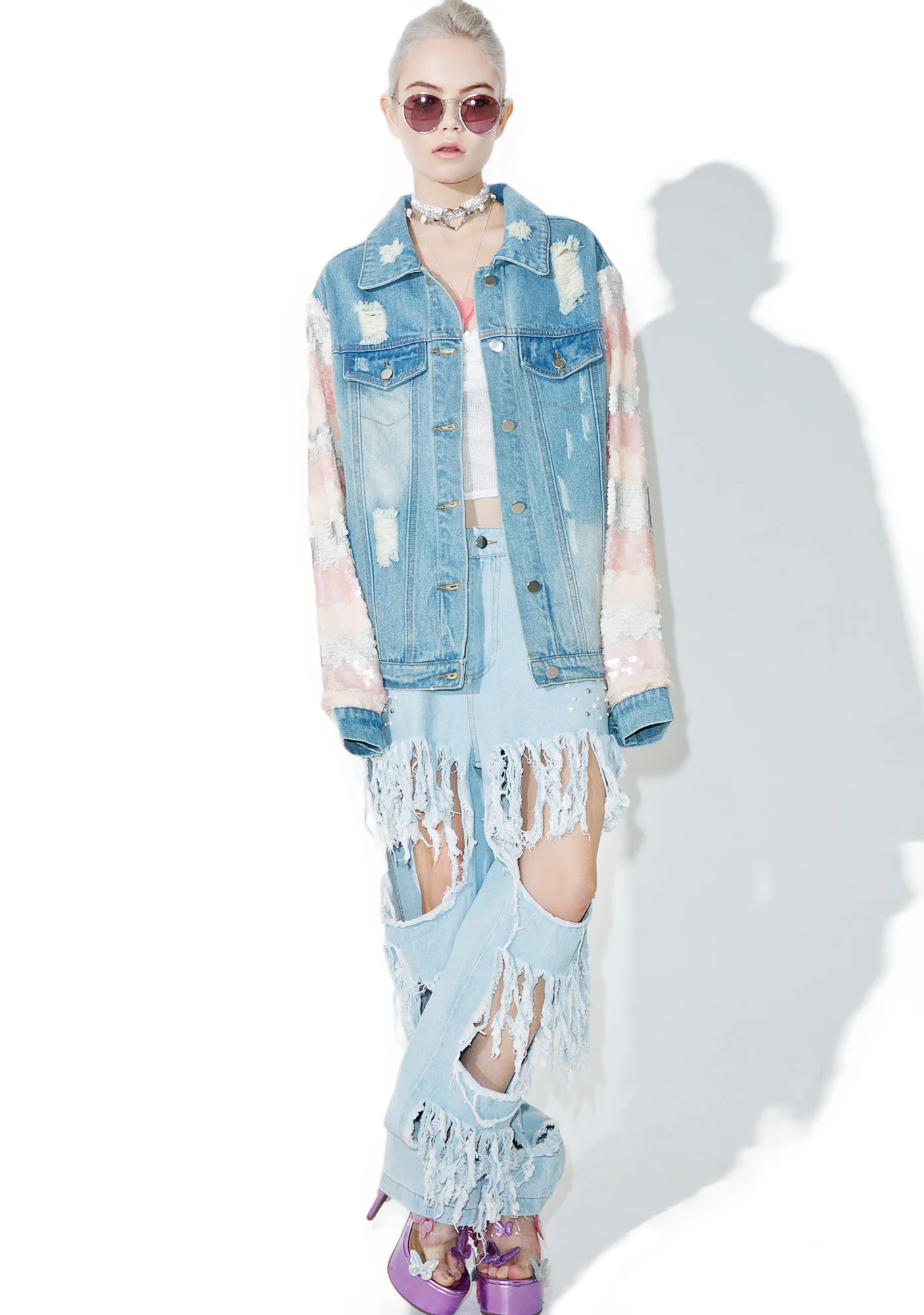 Jem Distressed Jacket - Image 3