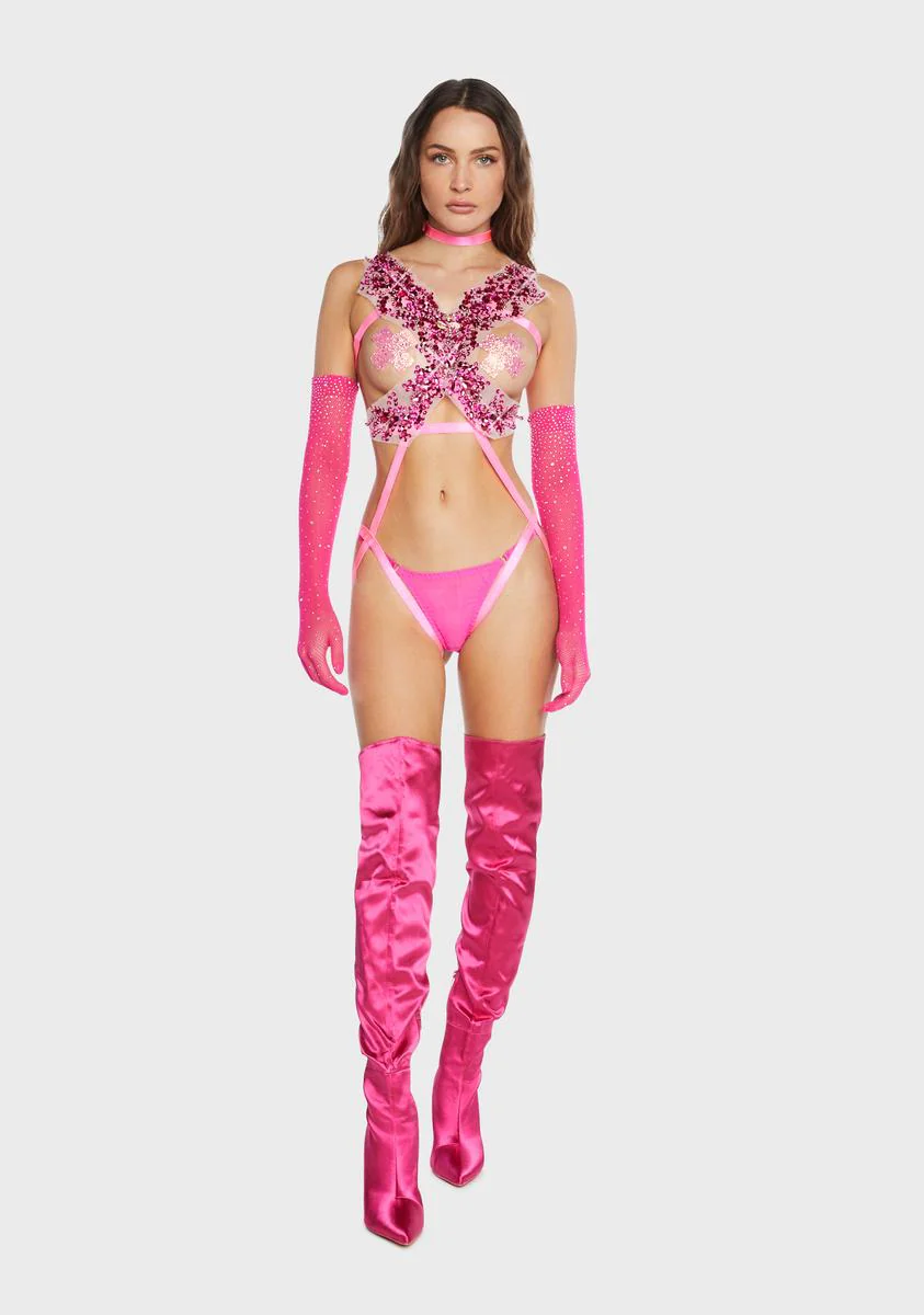Jolene Rhinestone Playsuit - Image 4