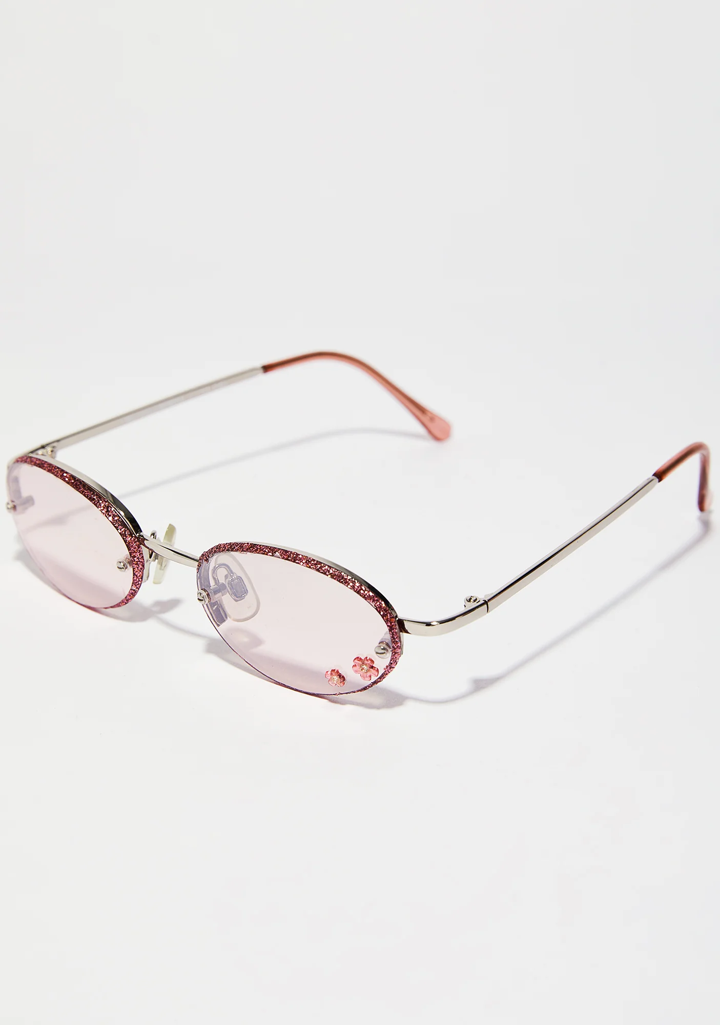 Just A Girl Flower Sunglasses - Image 2