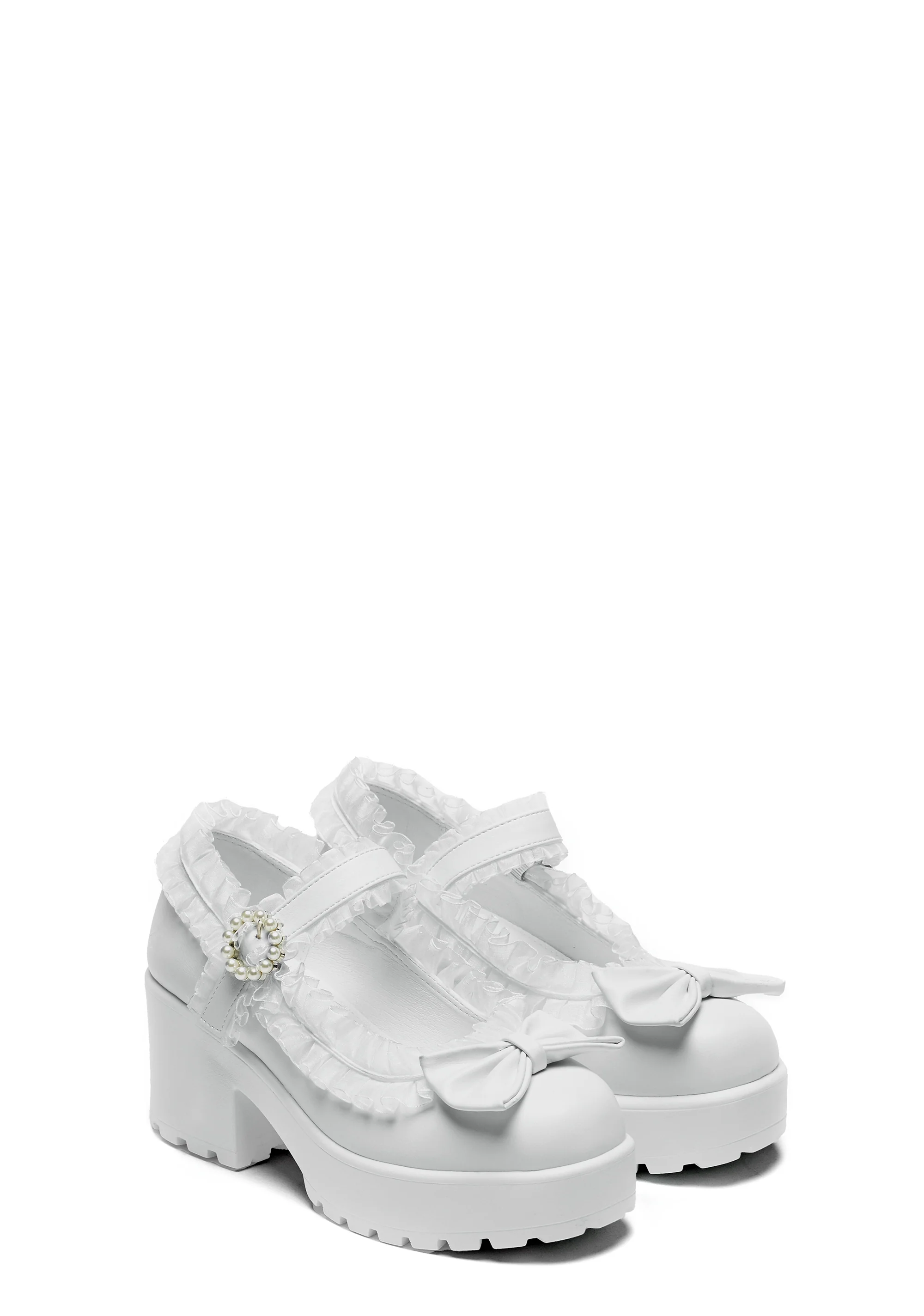 ‘ Porcelain Delights Edition’ Tira Ruffle Mary Janes - Image 2