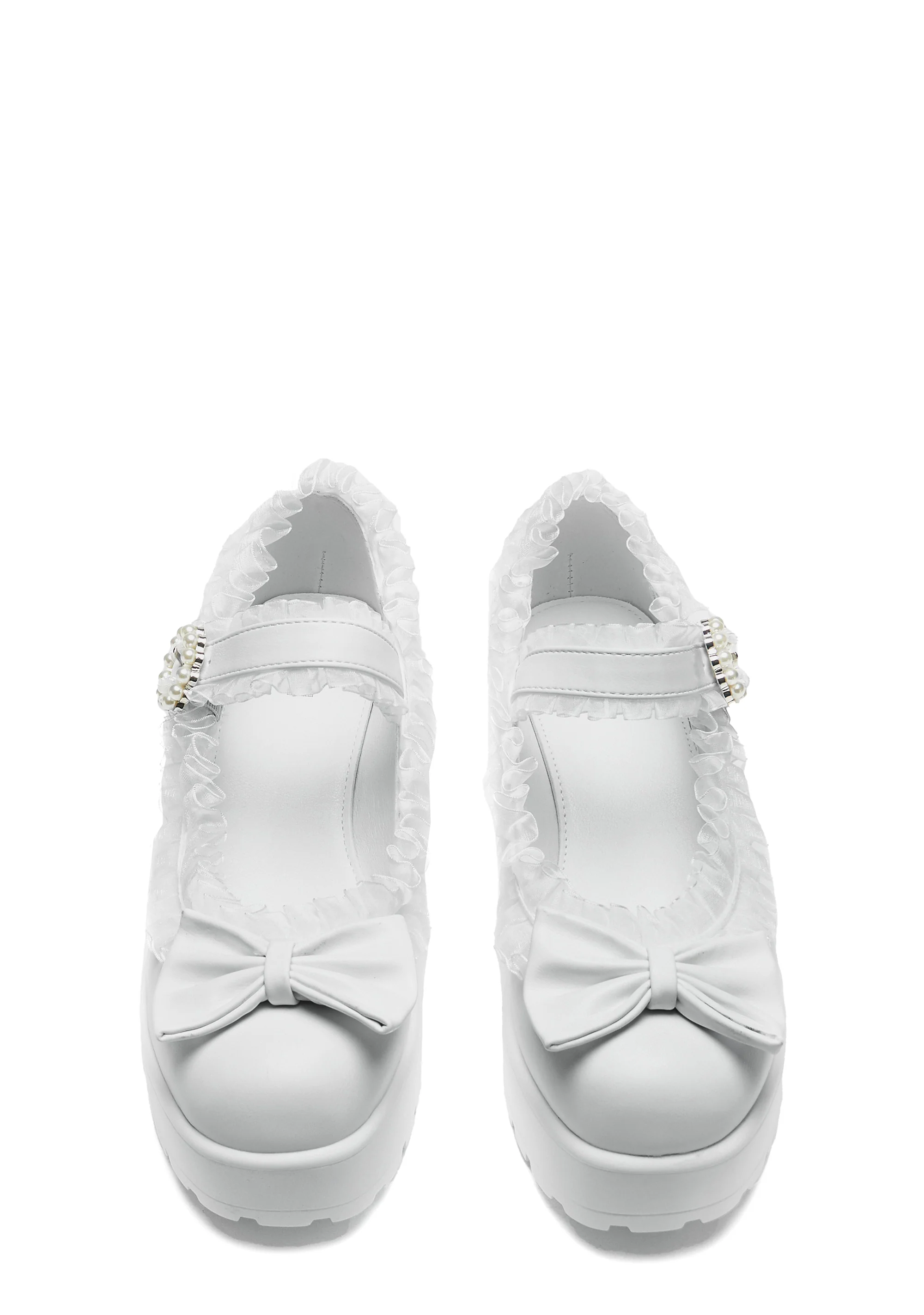 ‘ Porcelain Delights Edition’ Tira Ruffle Mary Janes - Image 3